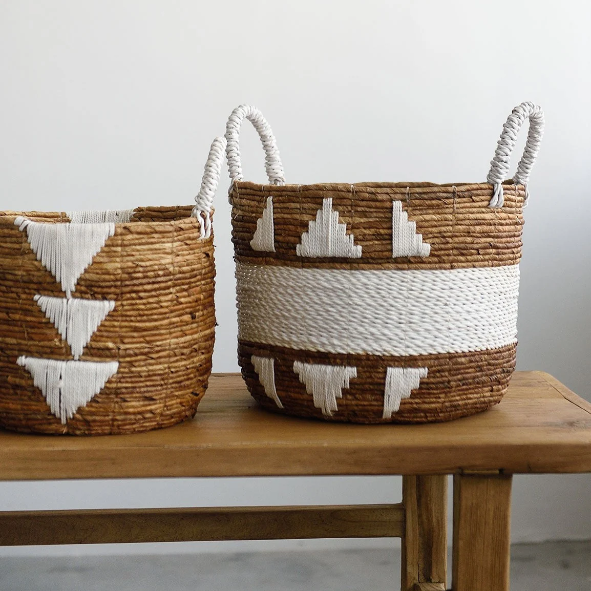 Banana Leaf Macrame Basket - Image 5