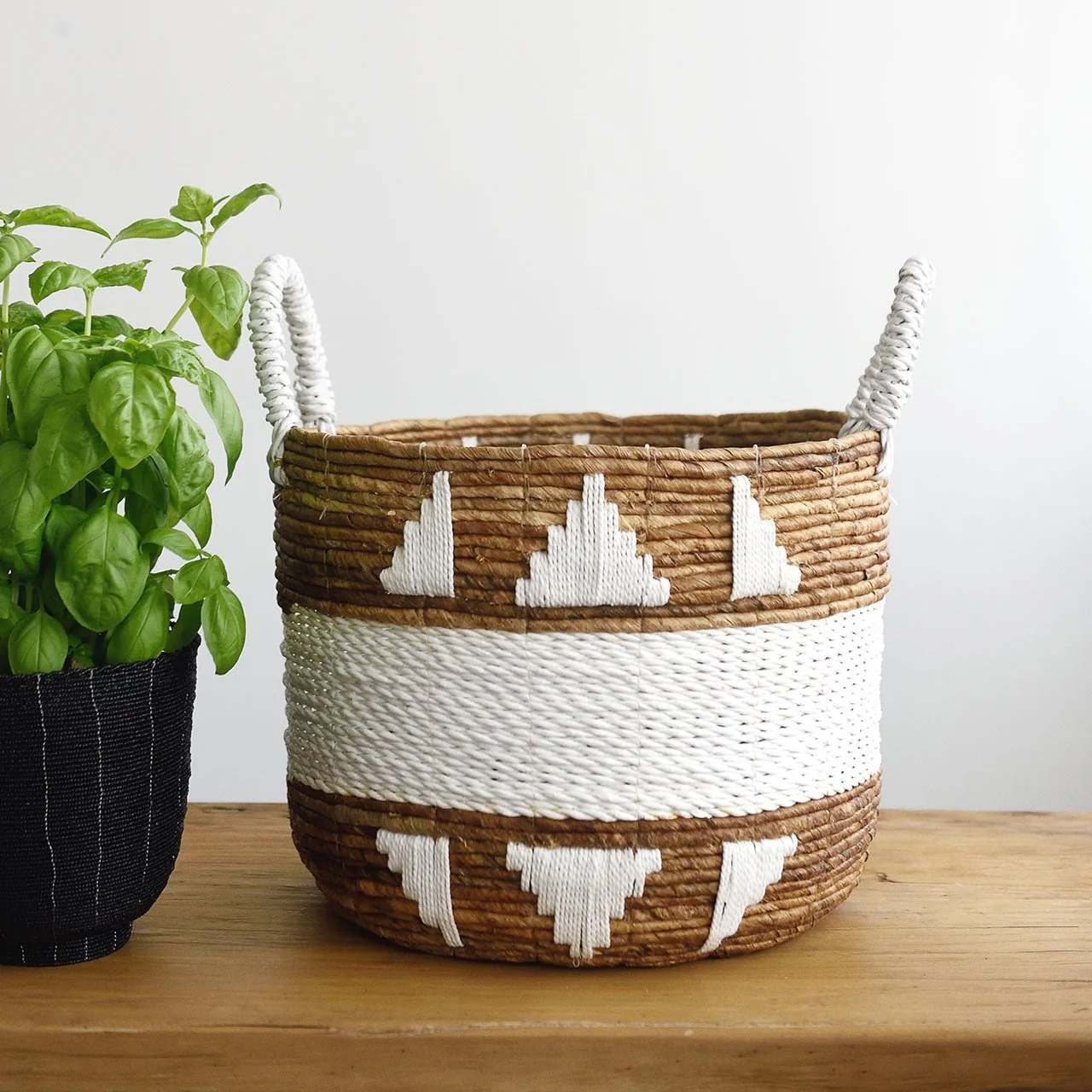 Banana Leaf Macrame Basket - Image 8