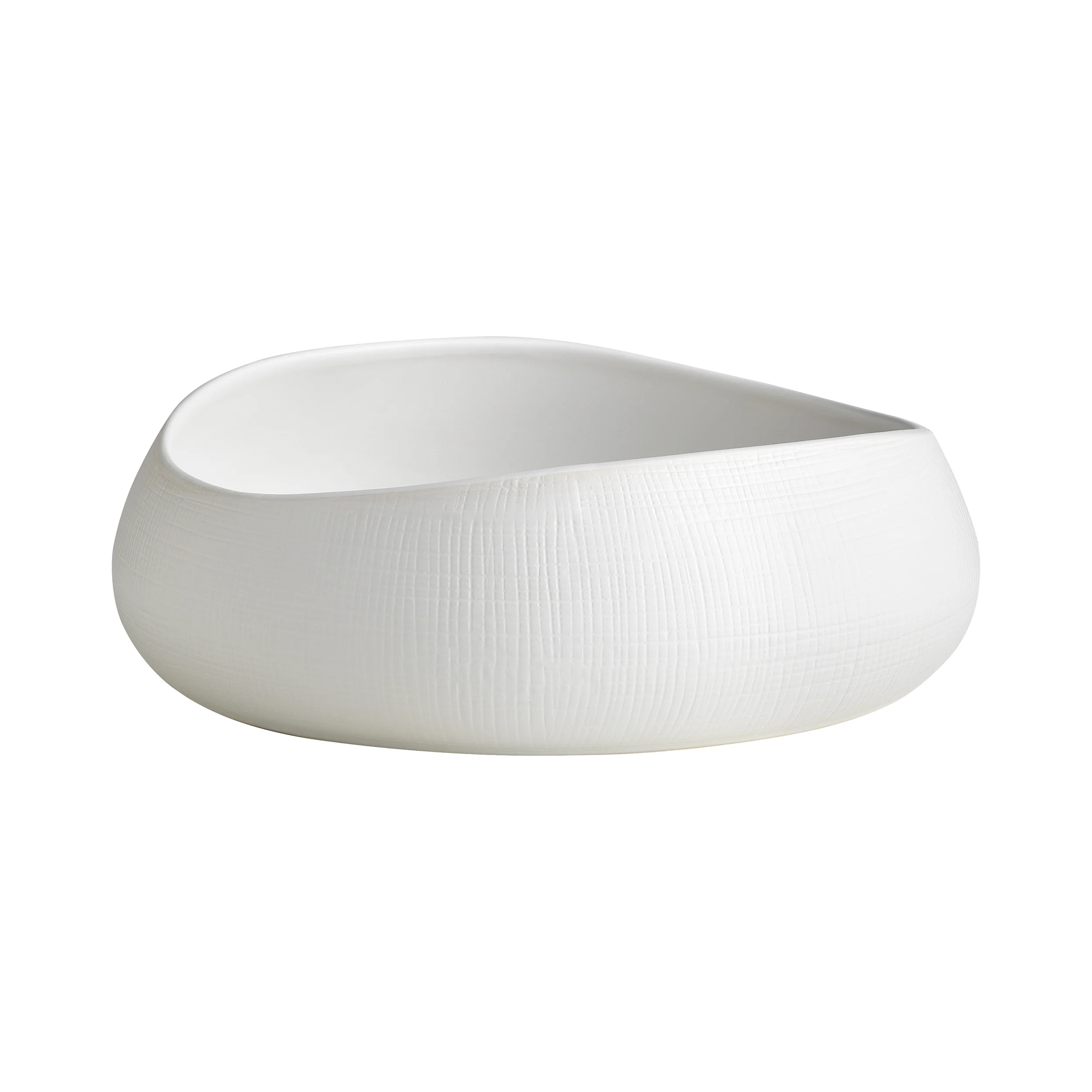 Bisque Round Bowl White - Image 5