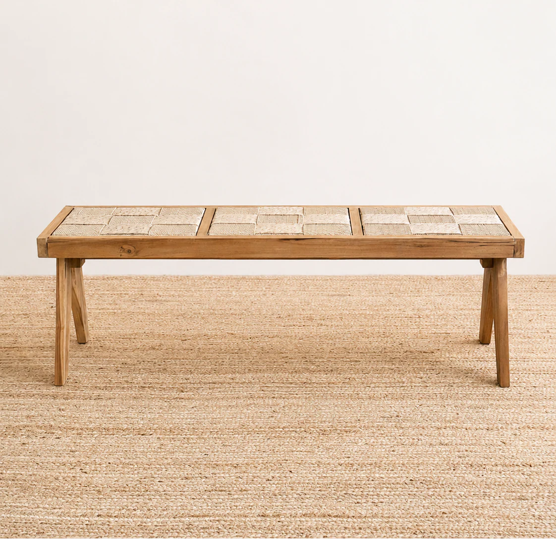 Bologna Woven Bench - Image 5