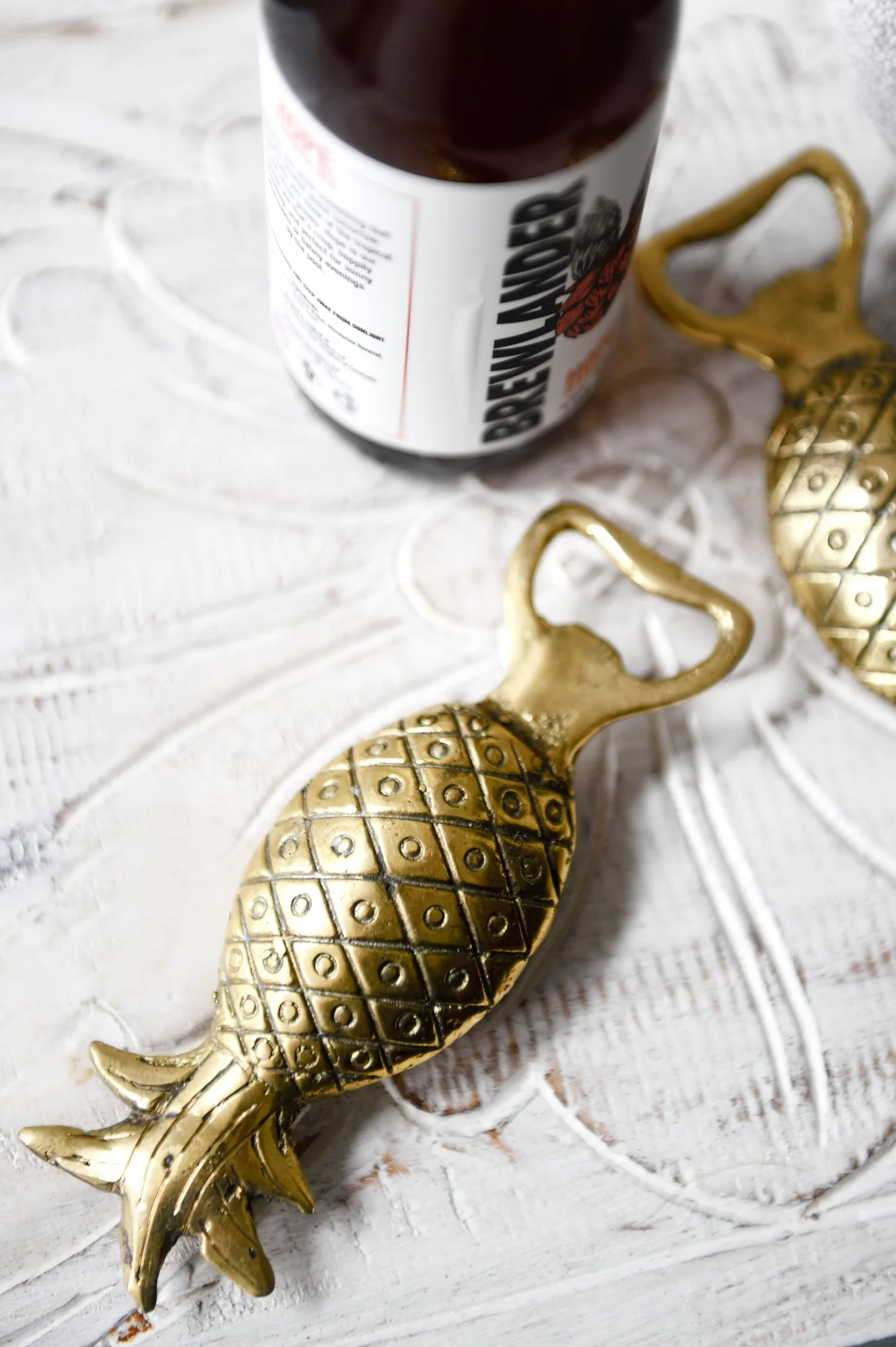 Brass Pineapple Bottle Opener - Image 4