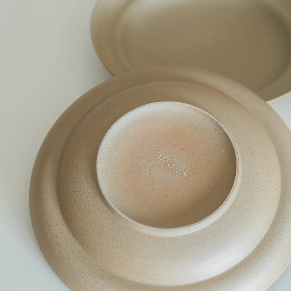 Brown Latte Rimmed Side Plate - Image 4