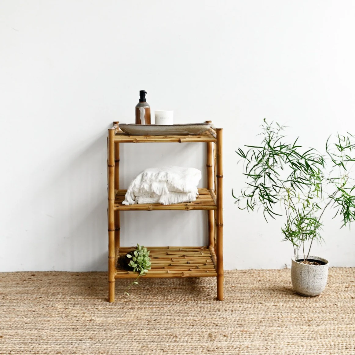 Small Bungalow Bamboo Shelf - Image 4