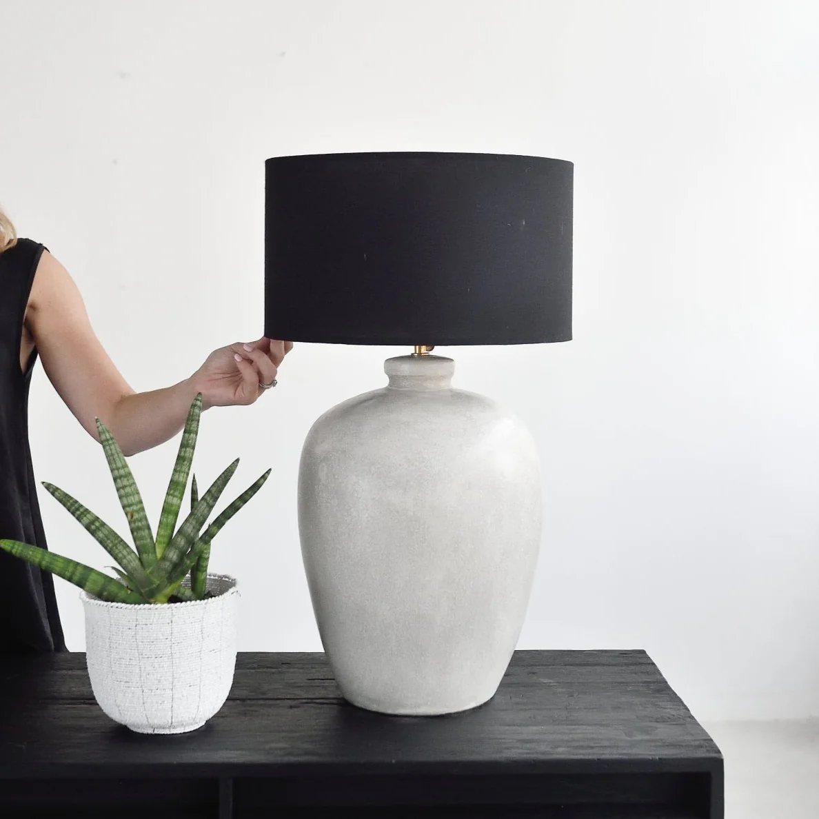 Stone Table Lamp - Image 3