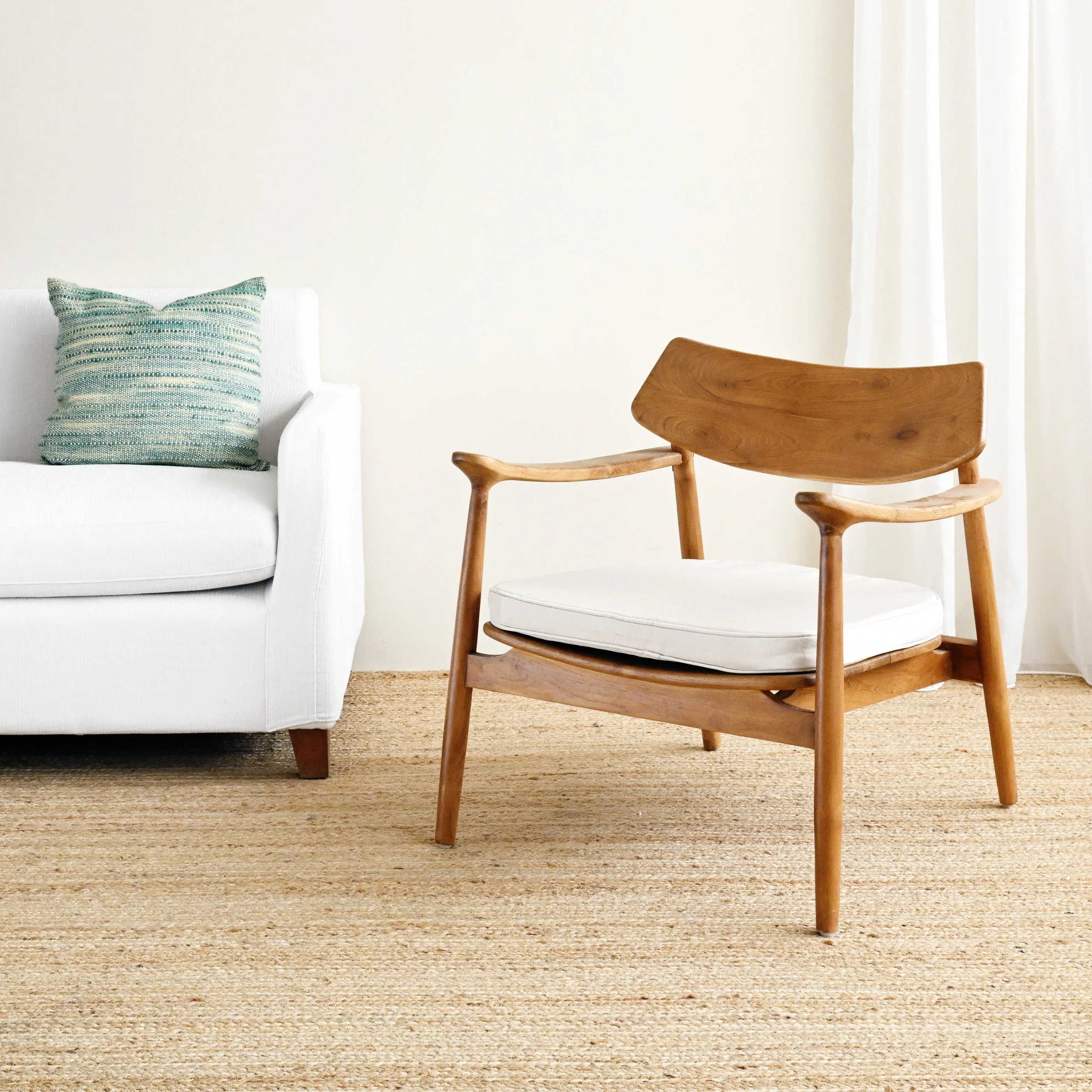 Cura Outdoor Armchair with Cushion - Image 2