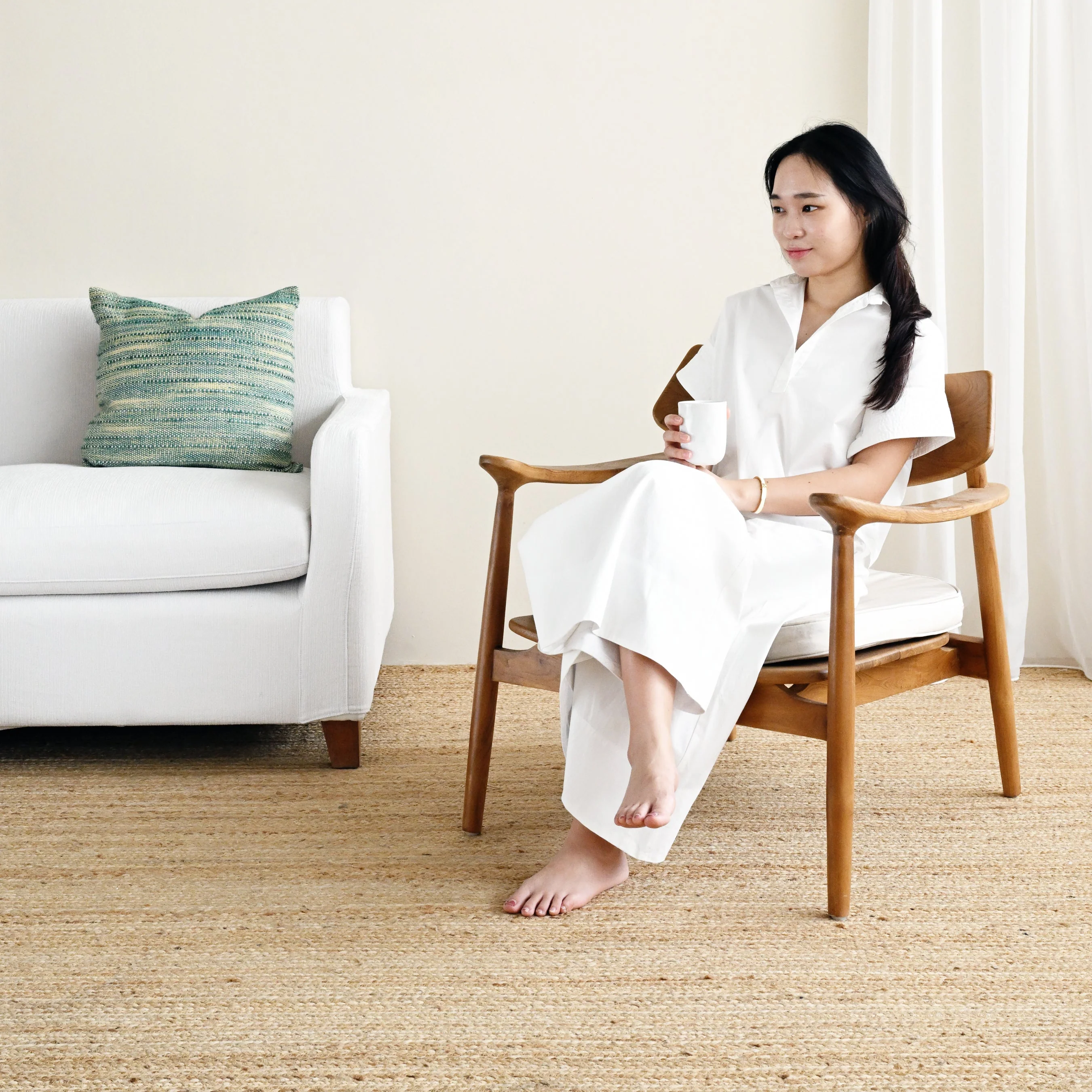 Cura Outdoor Armchair with Cushion - Image 3