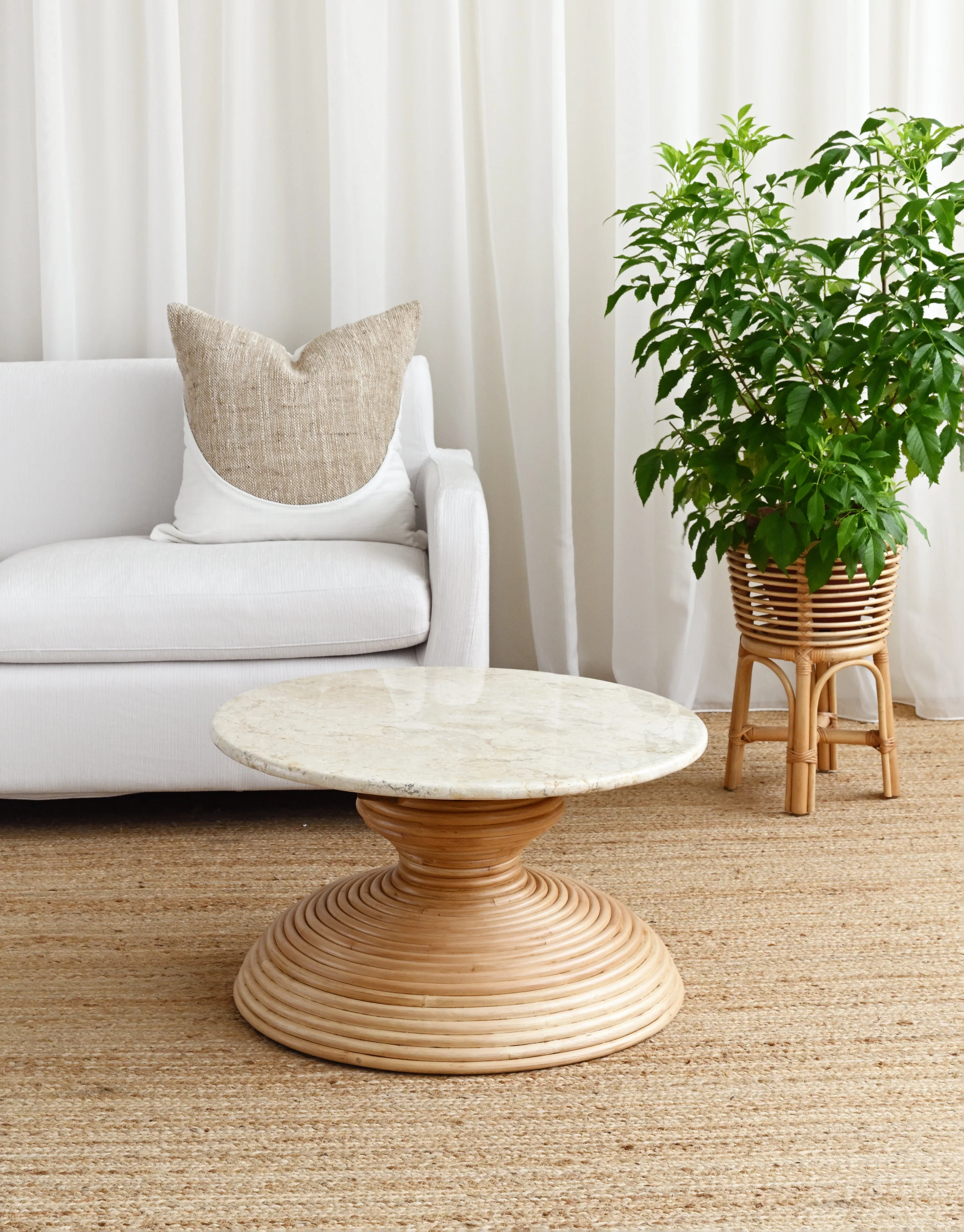 Dong Rattan Planter - Natural - Image 3
