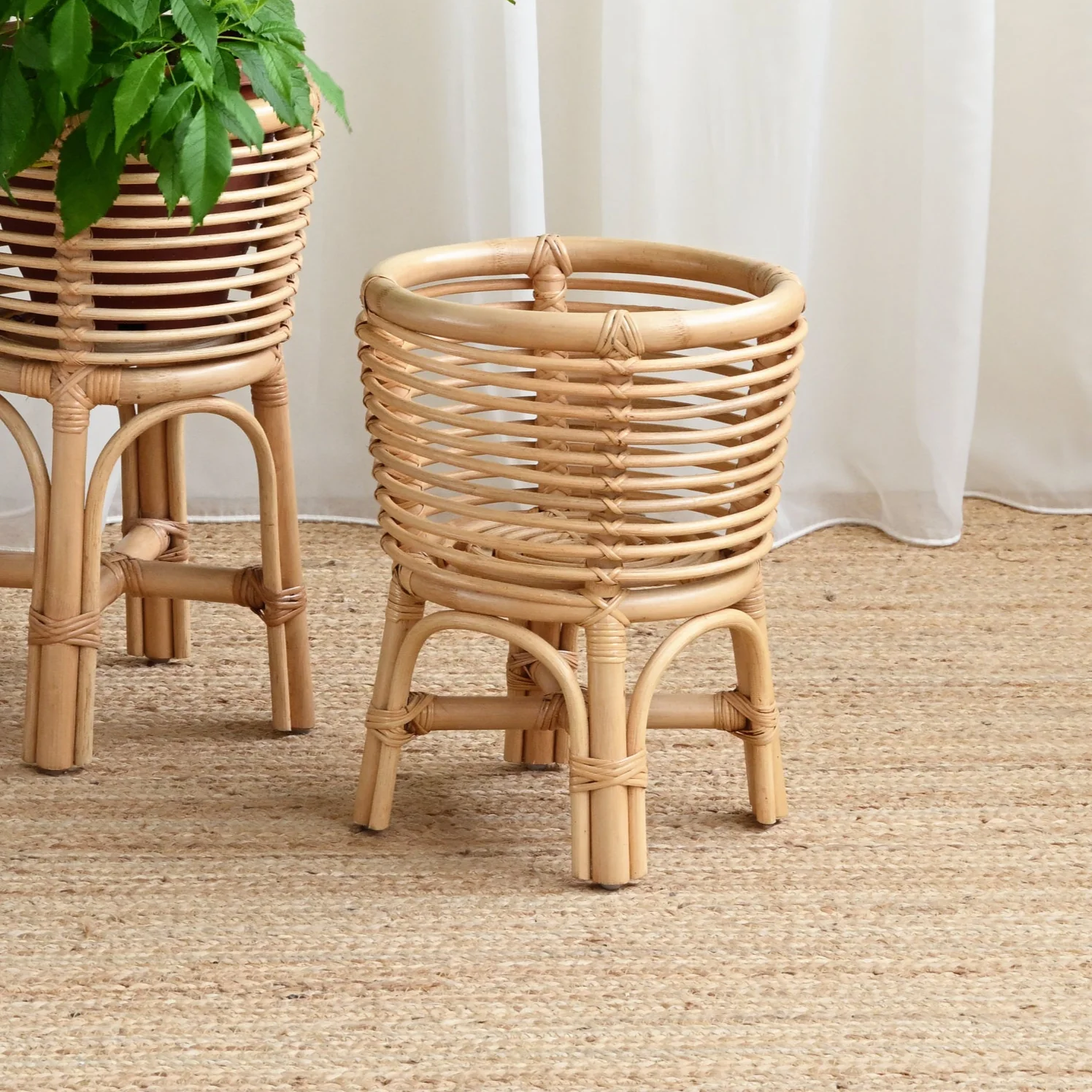 Dong Rattan Planter - Natural - Image 4