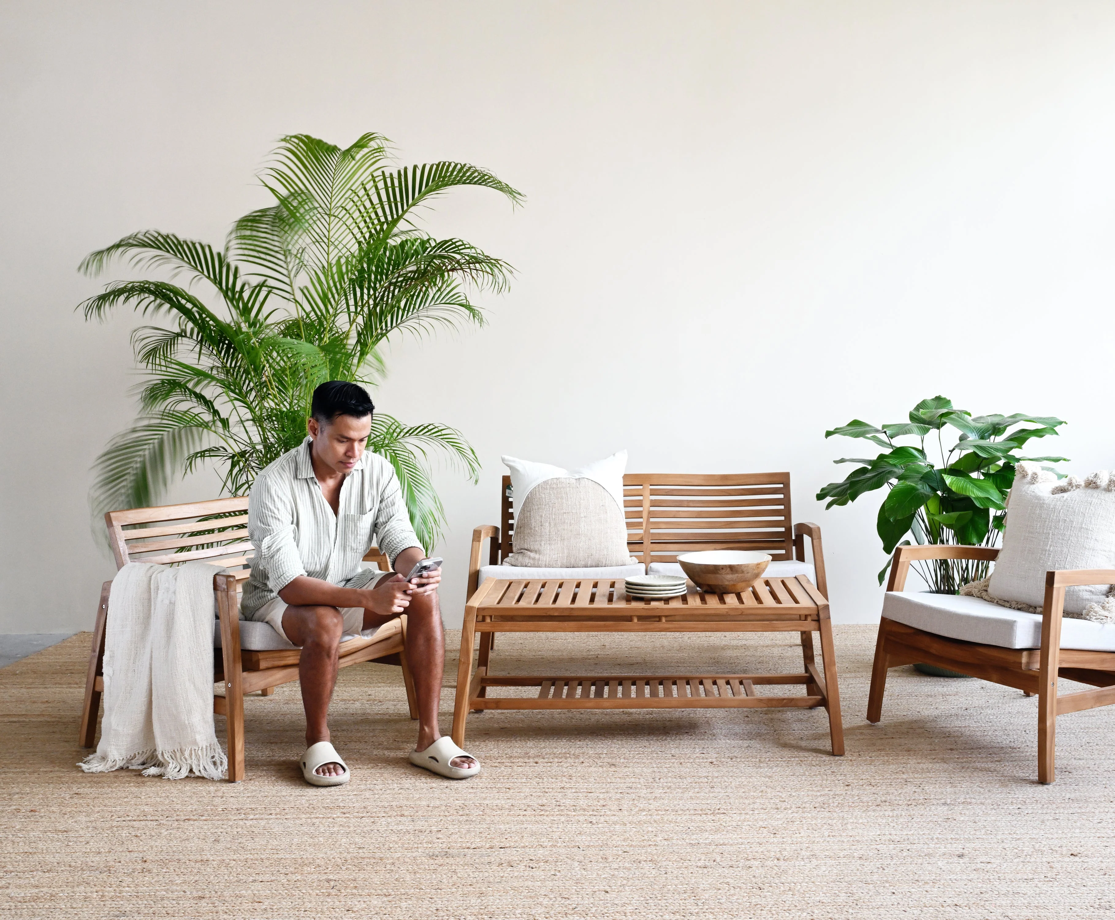 Dover Outdoor Arm Chair with Cushion - Image 8