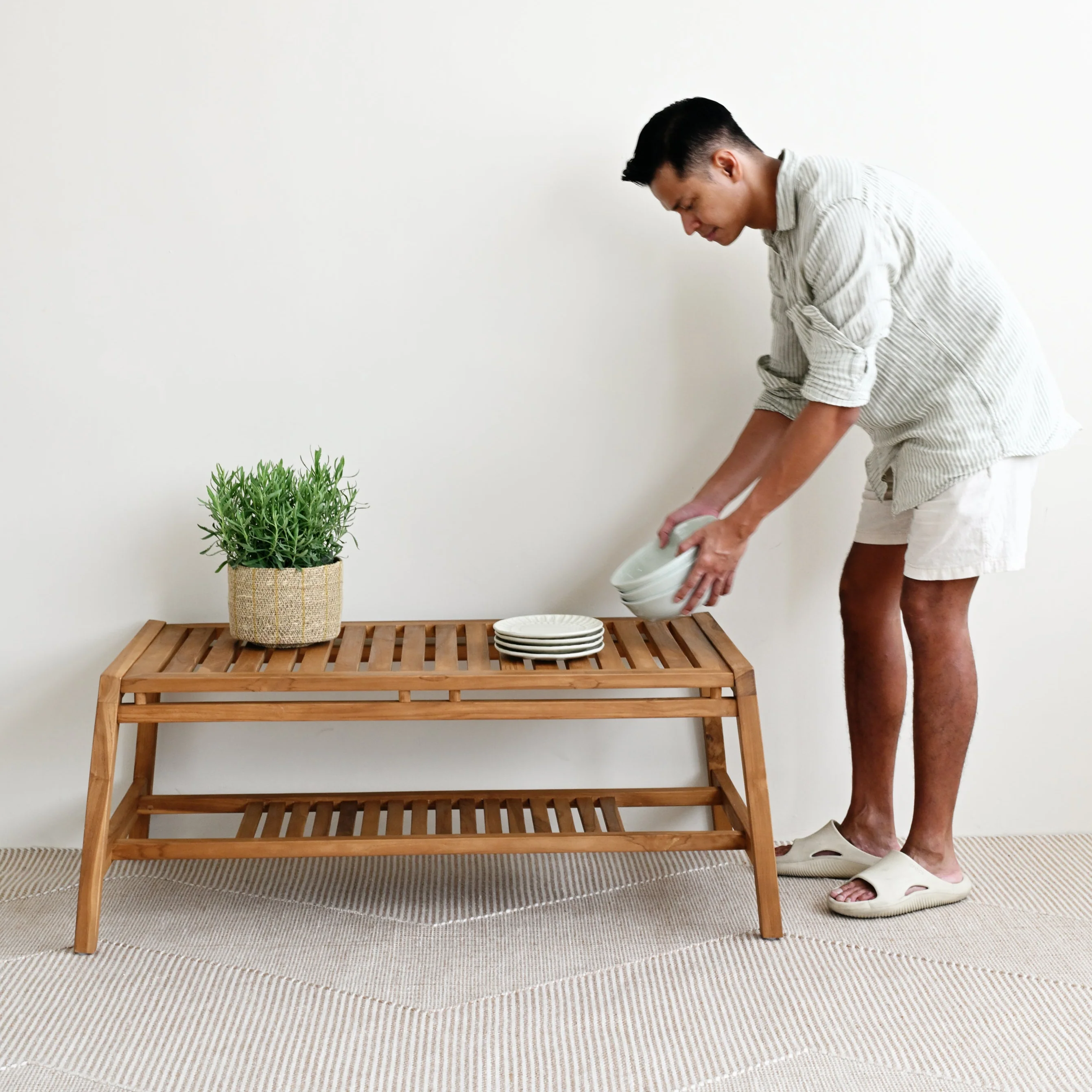 Dover Outdoor Teak Coffee Table - Image 5