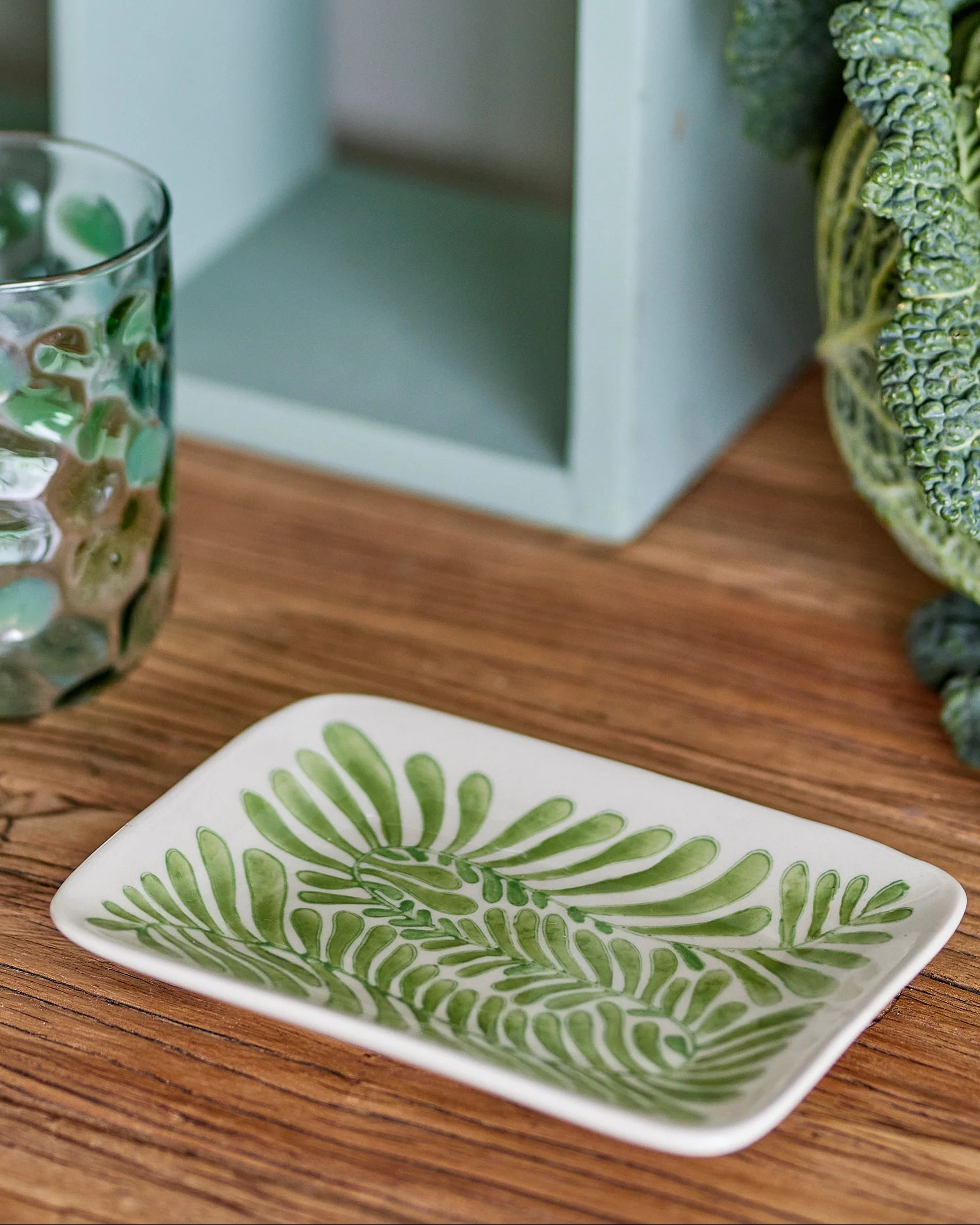 Fauni Serving Plate - Green - Image 3