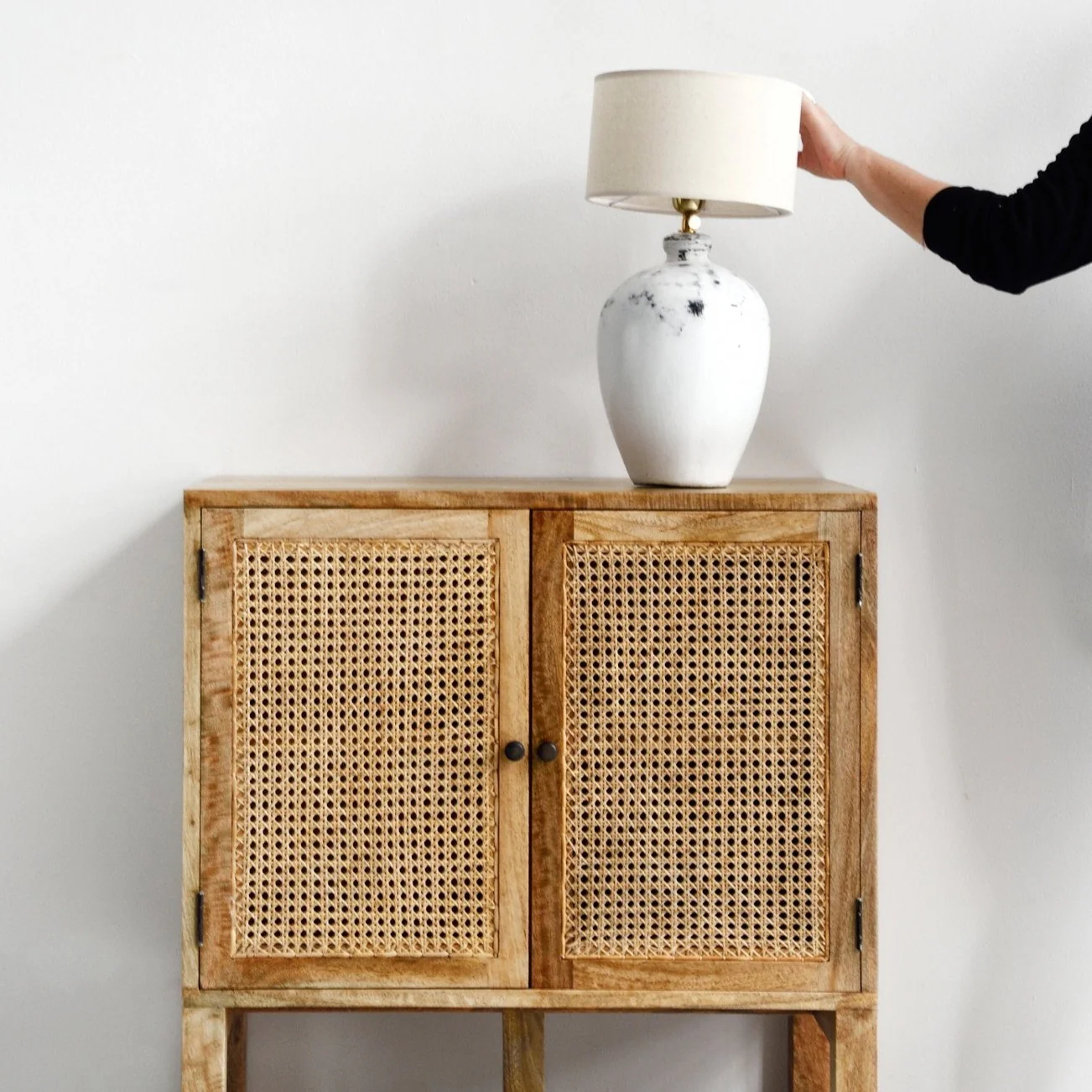 Gili 2 Door Sideboard - Natural - Image 3