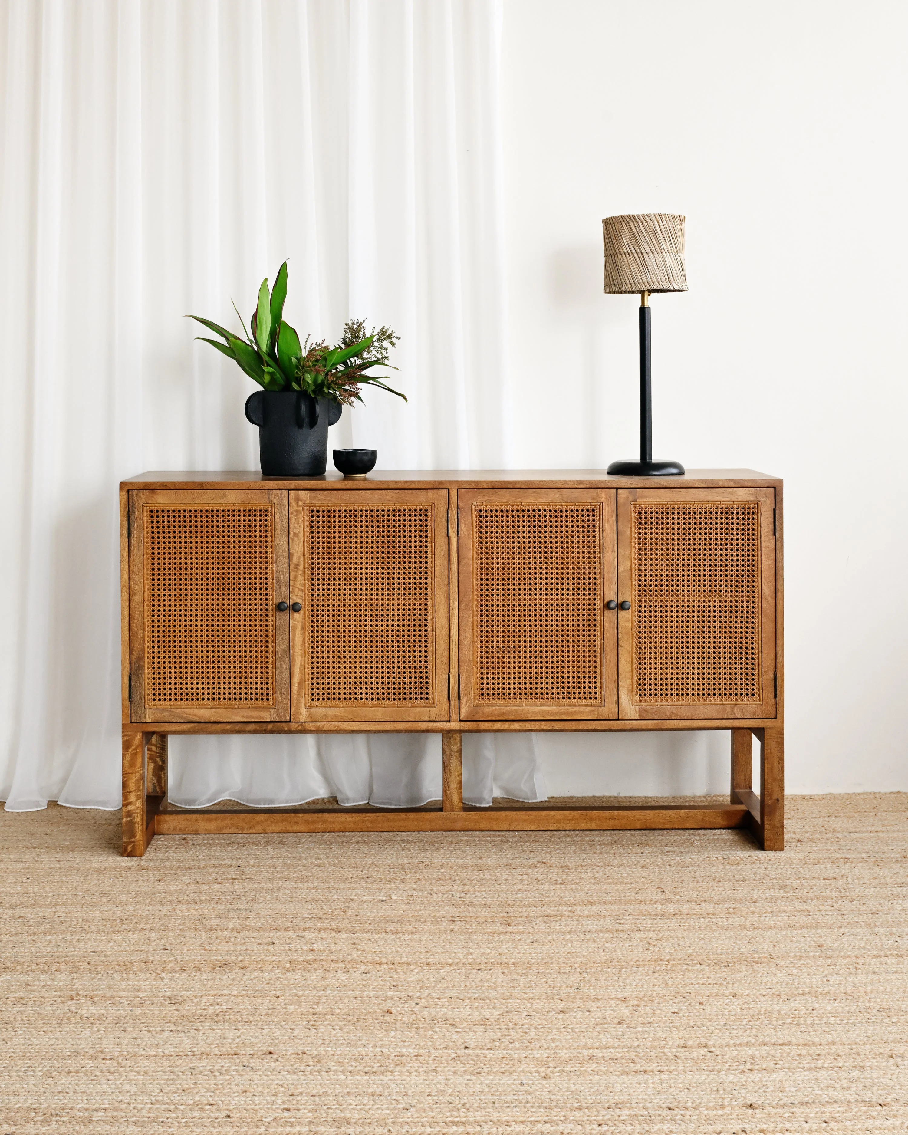Gili 4 Door Sideboard - Tallow - Image 5
