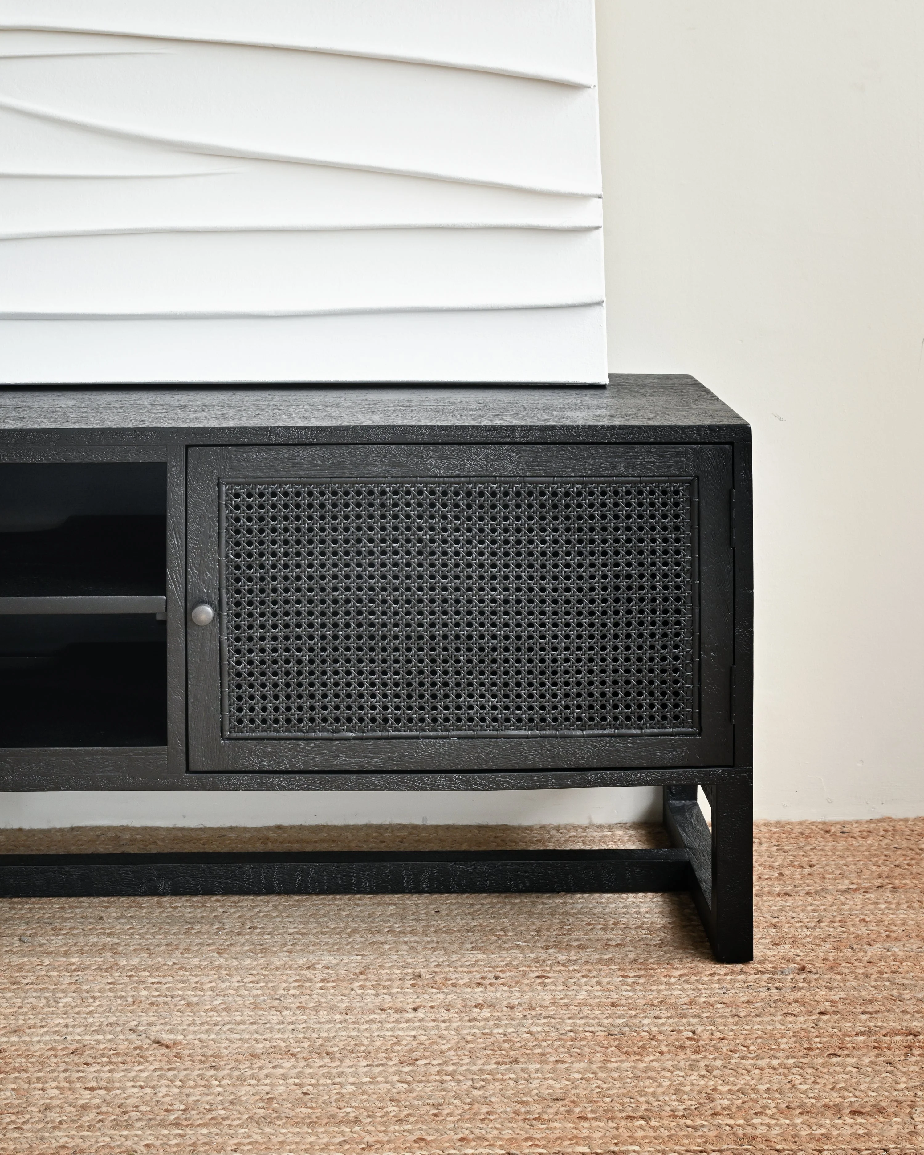 Gili TV Console - Rustic Black - Image 2