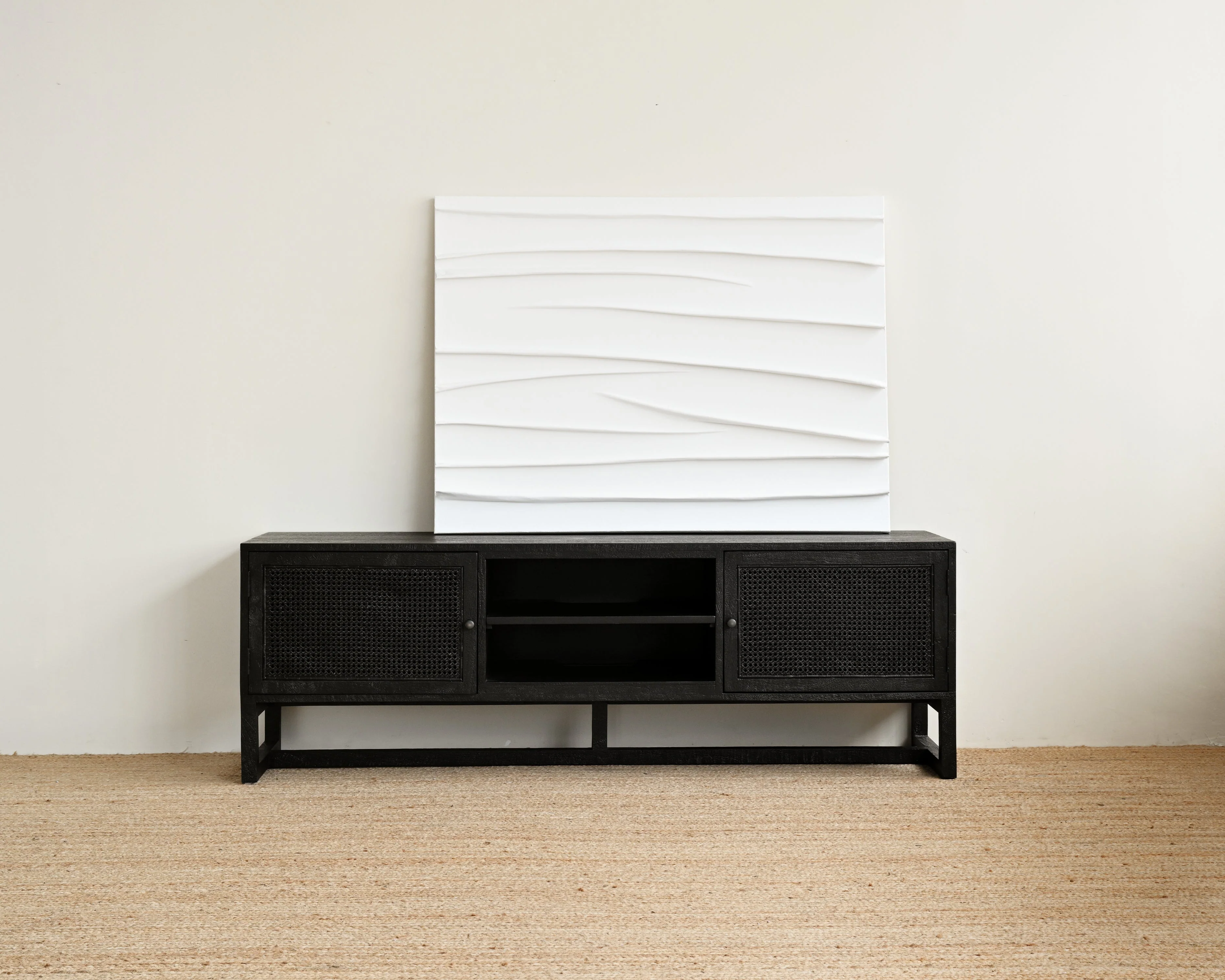 Gili TV Console - Rustic Black - Image 3
