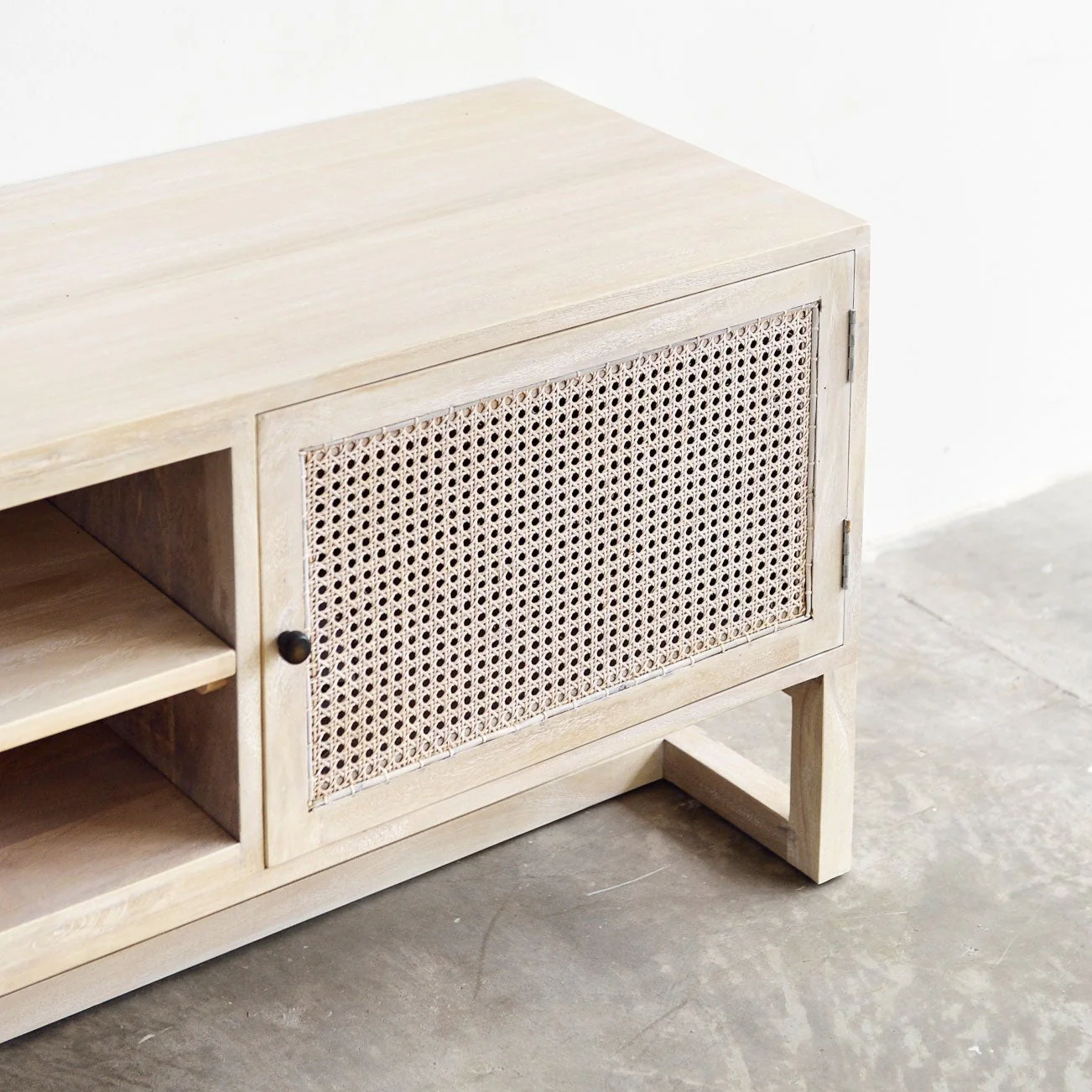 Gili TV Console - White Wash - Image 7