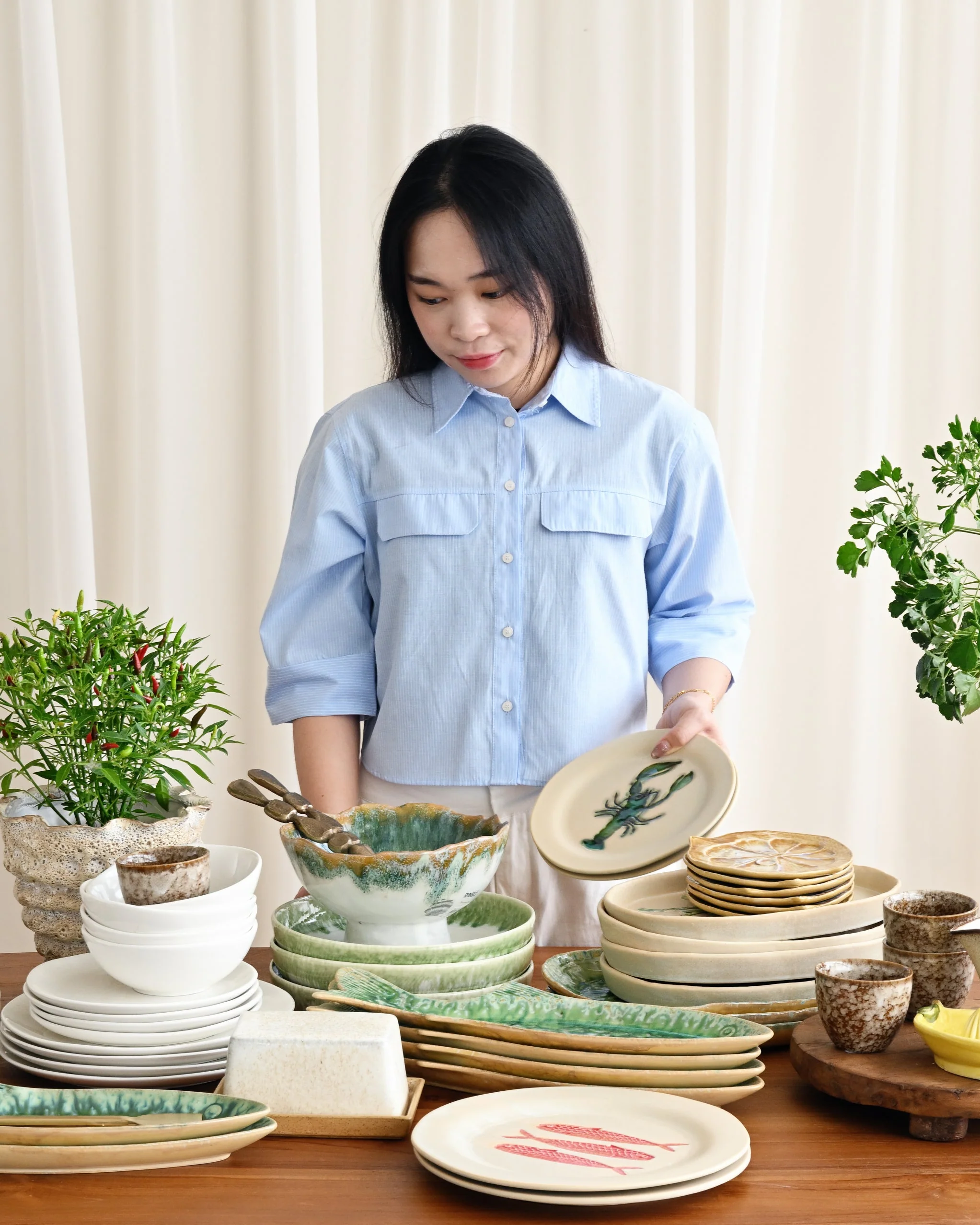 Hadden Serving Plate Green - Crab - Image 2