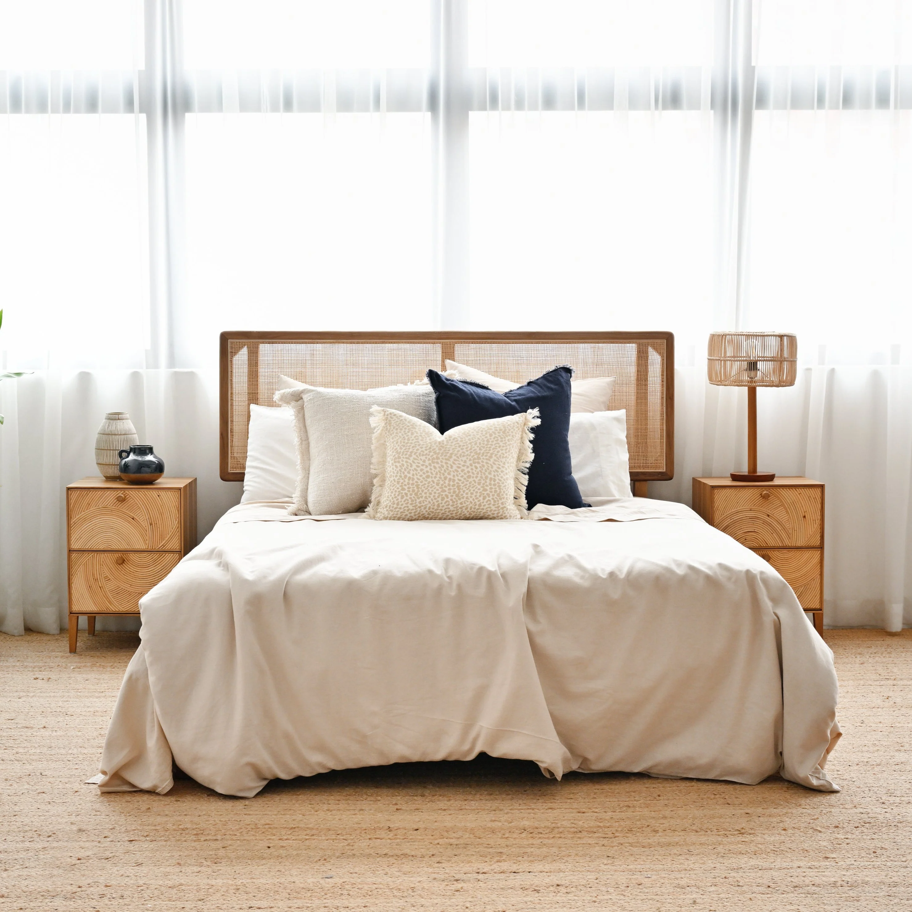Havana Bed - Teak & Rattan - Image 3
