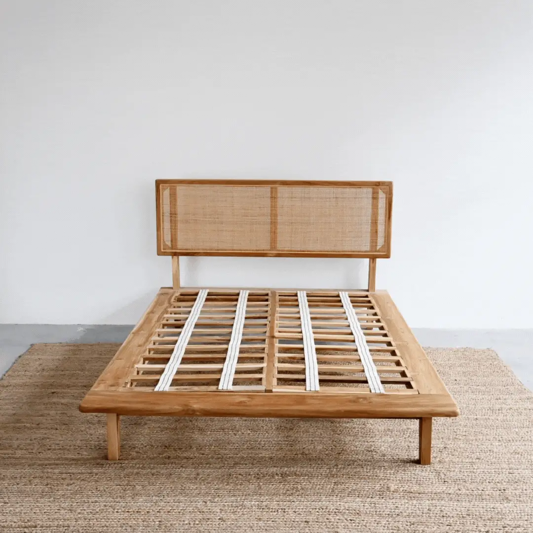Havana Bed - Teak & Rattan - Image 5