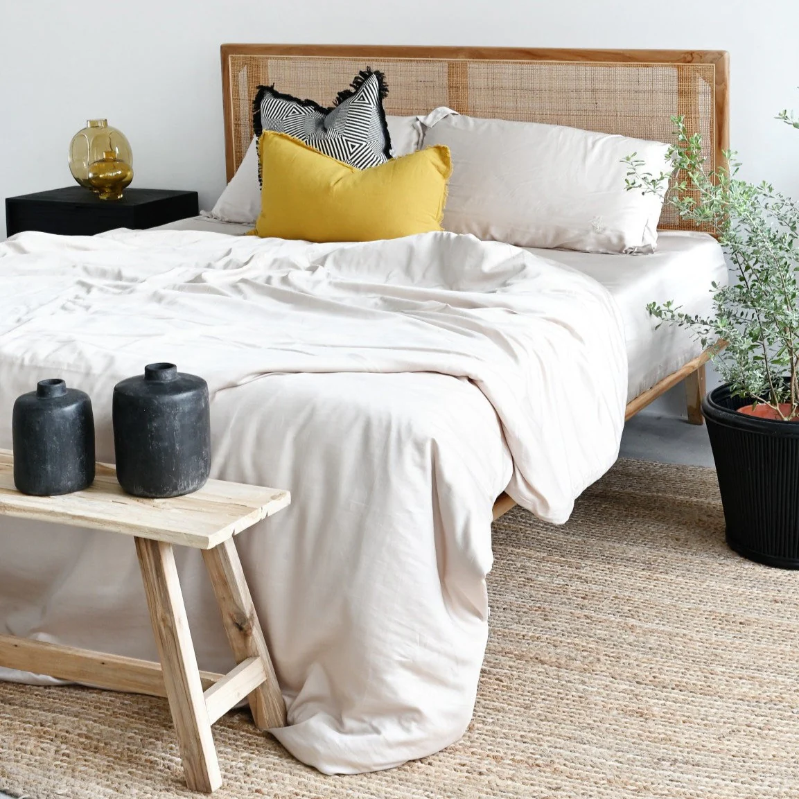 Havana Bed - Teak & Rattan - Image 8