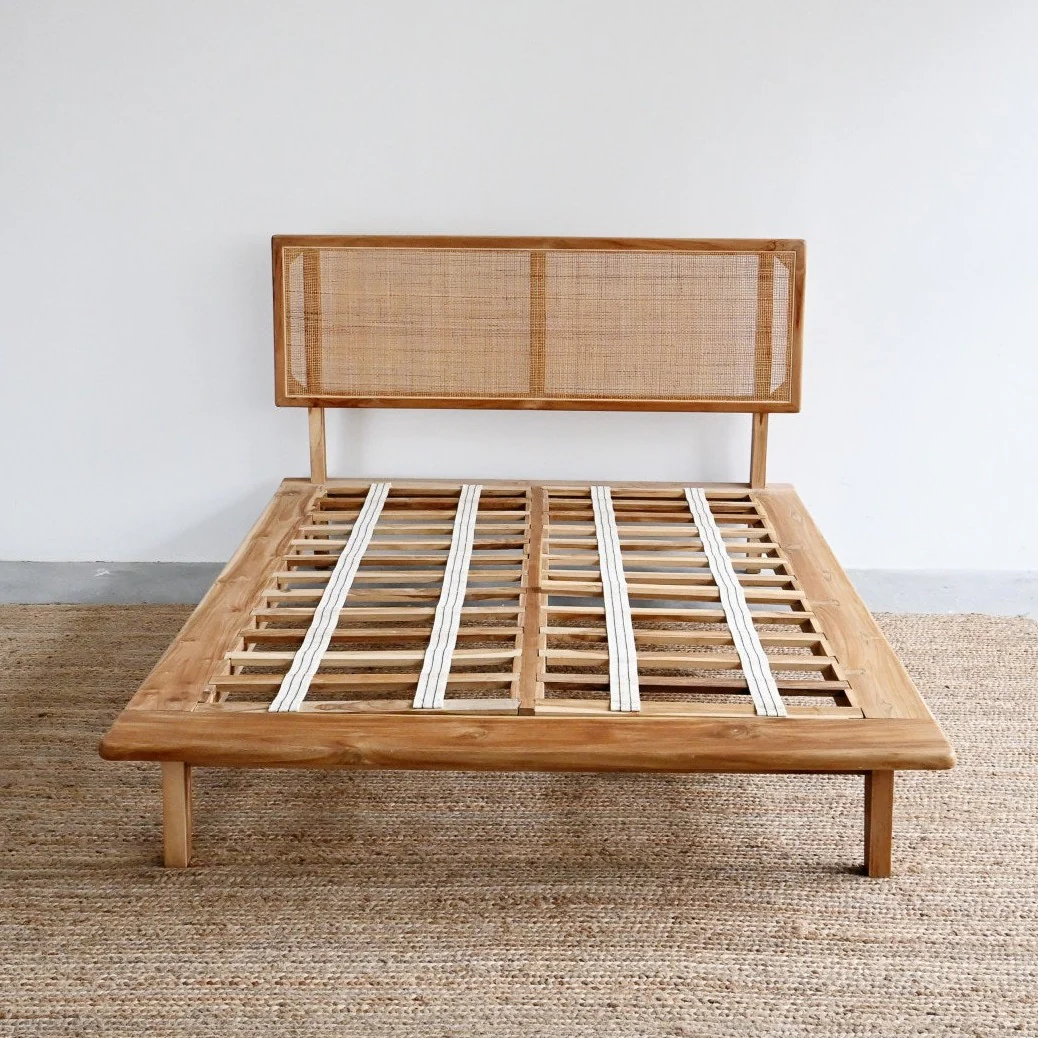 Havana Bed - Teak & Rattan - Image 9