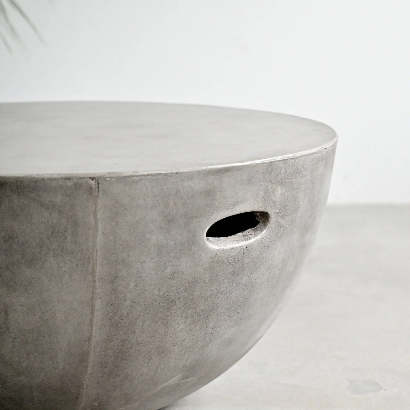 Hemisphere Concrete Coffee Table - Grey - Image 4