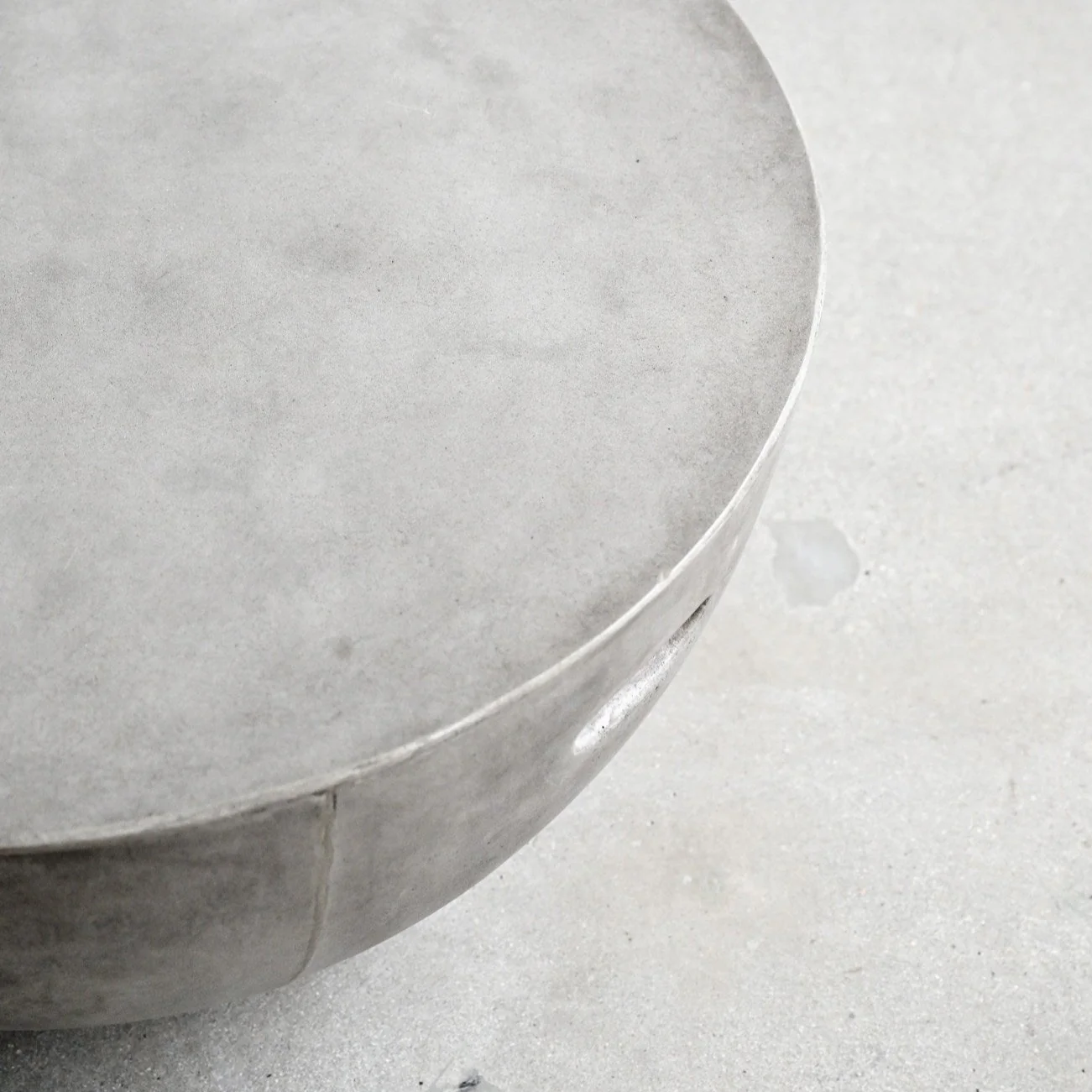 Hemisphere Concrete Coffee Table - Grey - Image 6