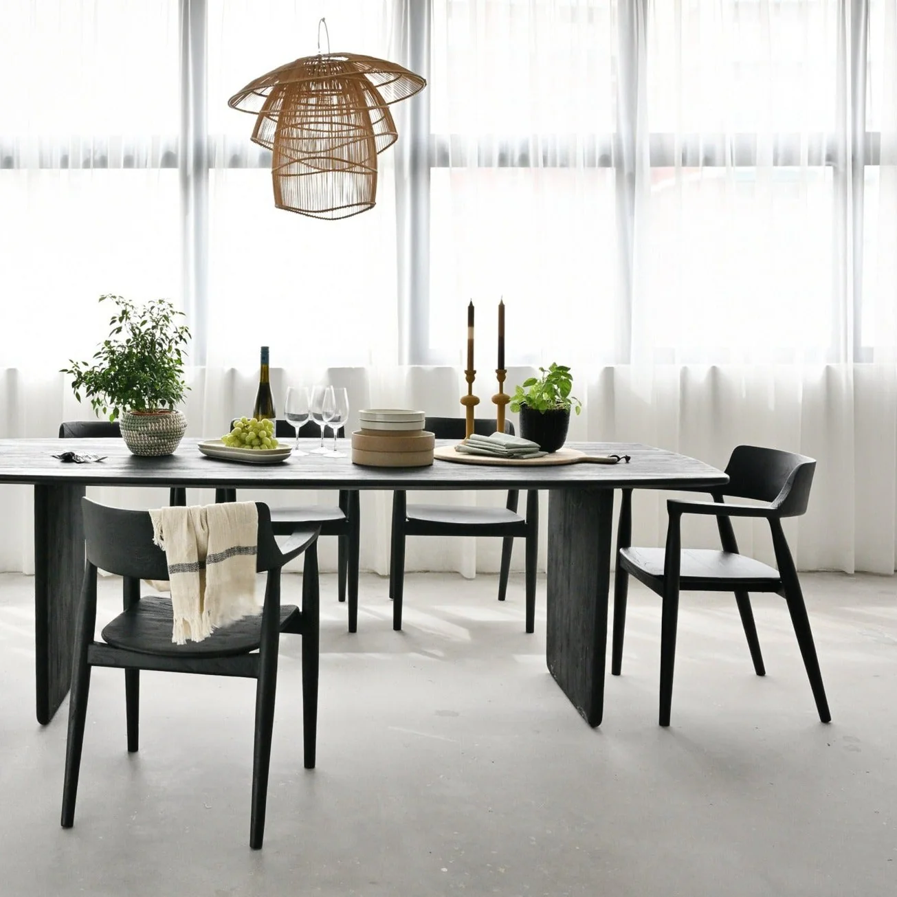 Hiro Dining Chair - Black - Image 8