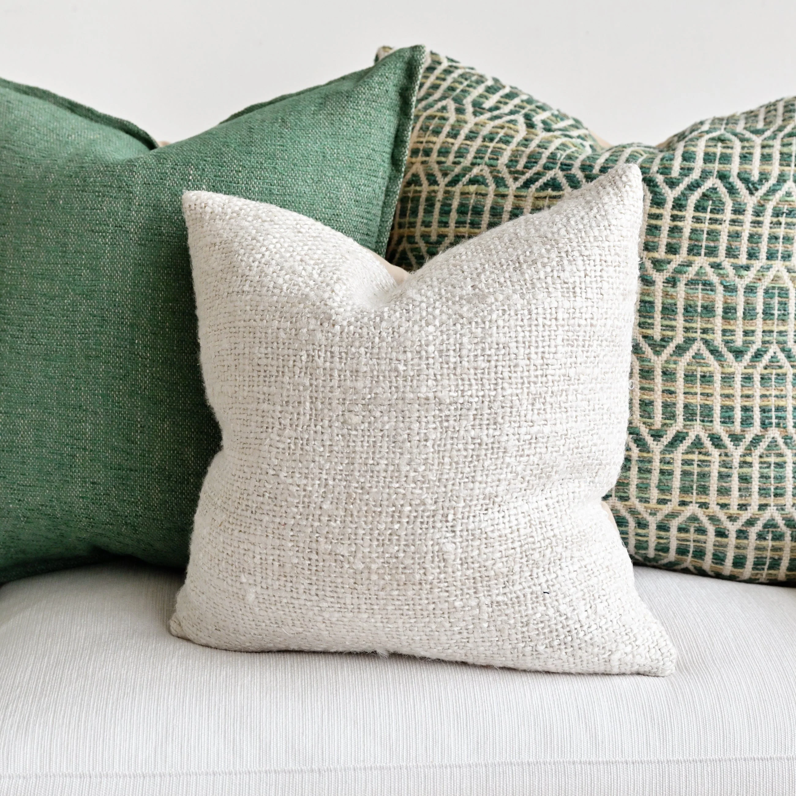 Indu Cream Cushion Cover - 45cm x 45cm - Image 2