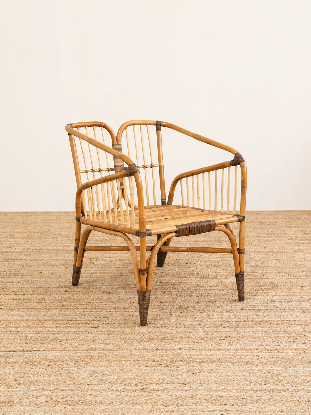 Insel Rattan Arm Chair - Dark Rattan - Image 5