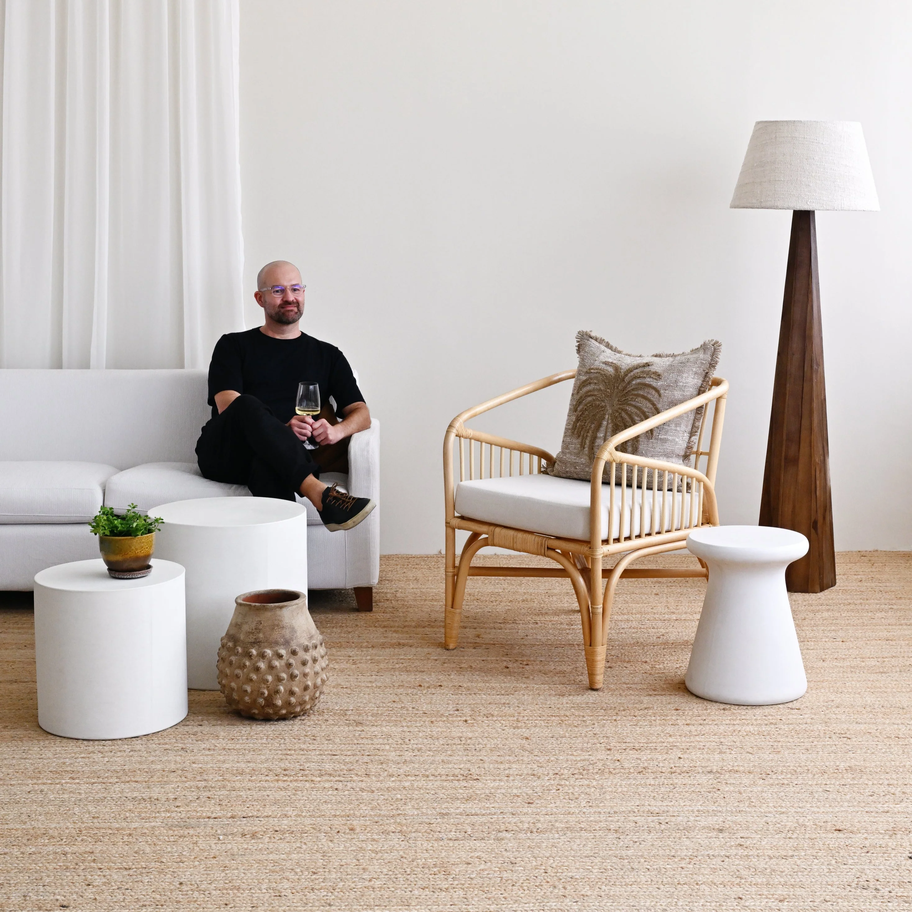 Insel Rattan Arm Chair - Natural - Image 3