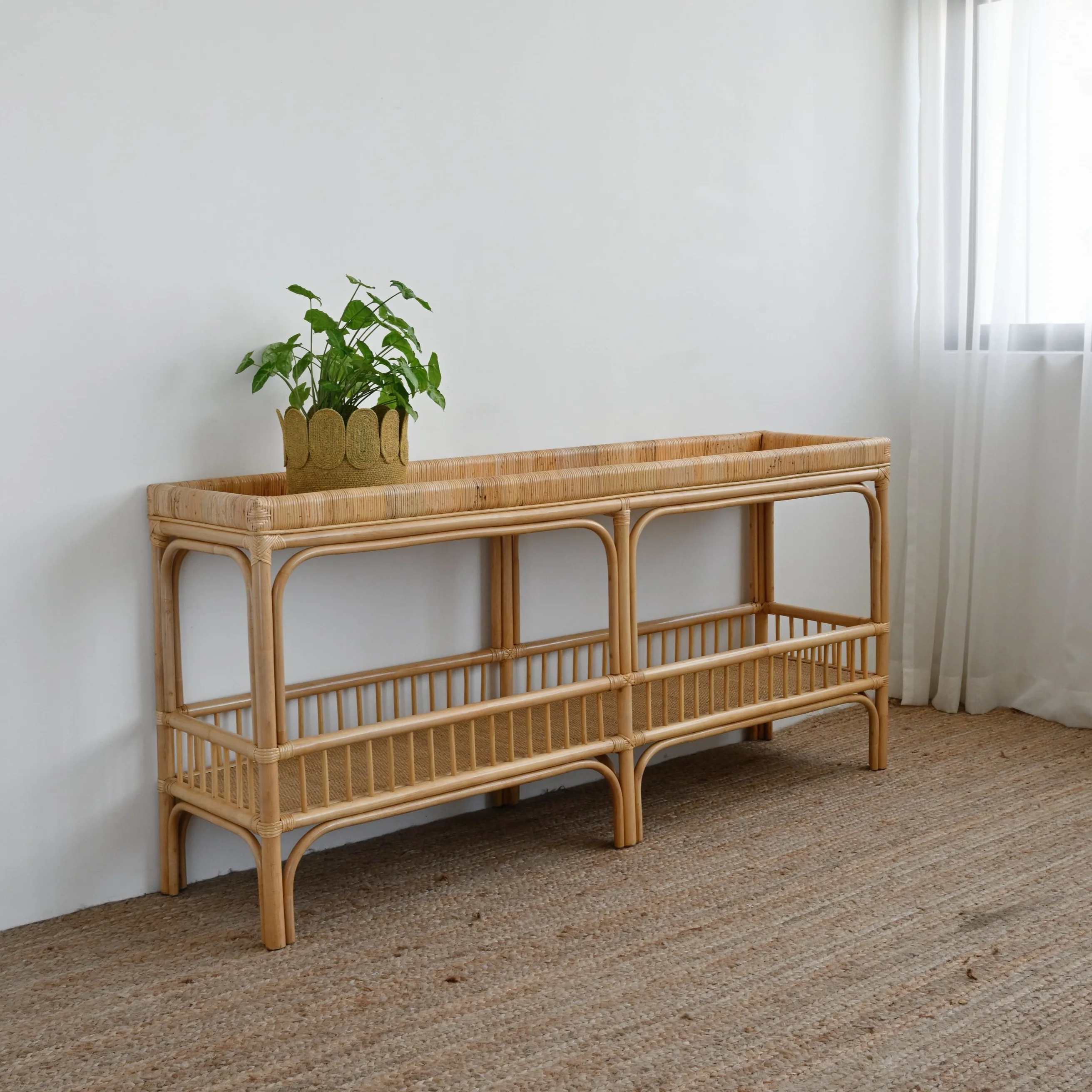 Pulau Rattan Long Console - Image 8