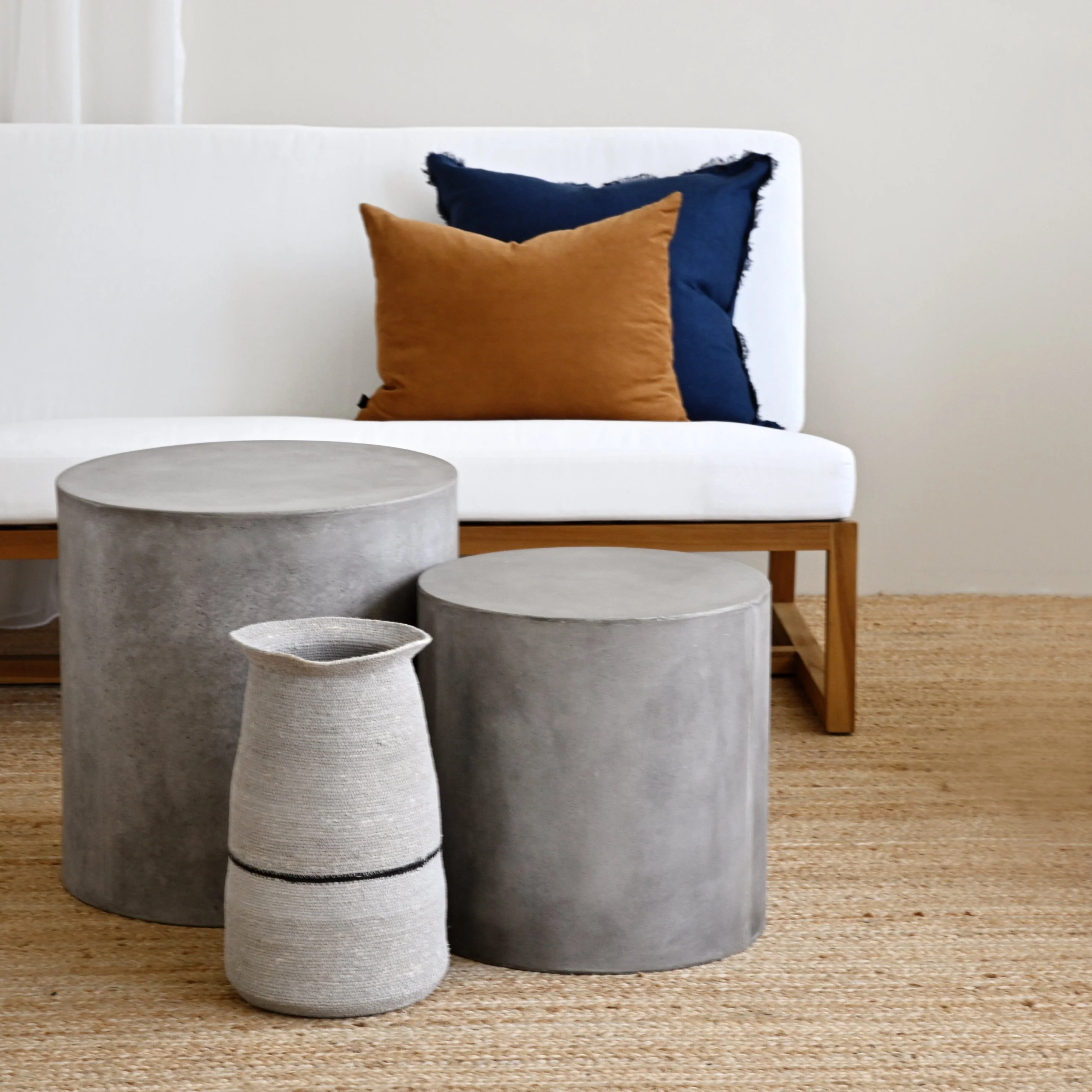 Ito Concrete Side Table - Grey - Image 7