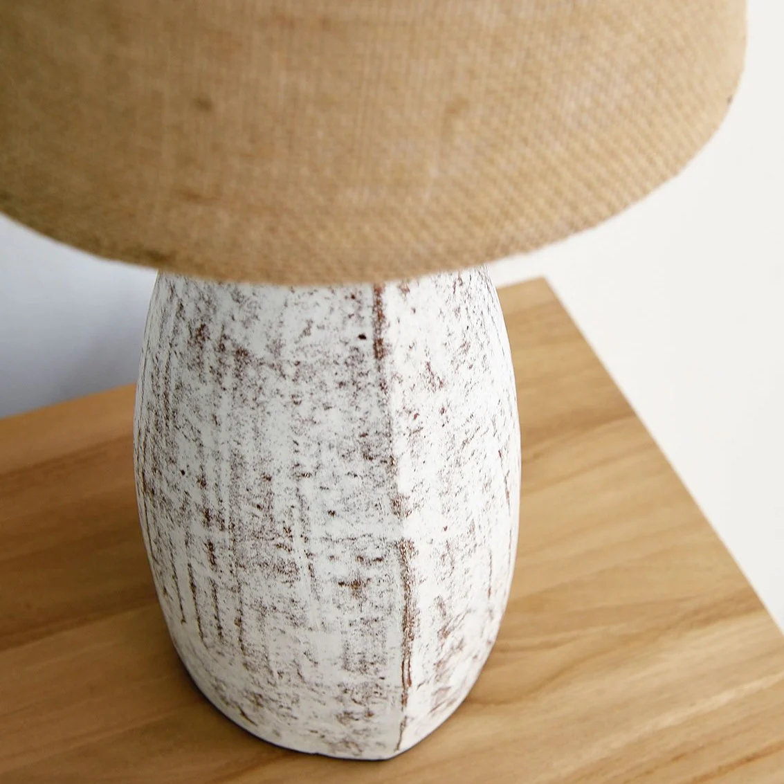 White Wash Java Lamp - Image 8