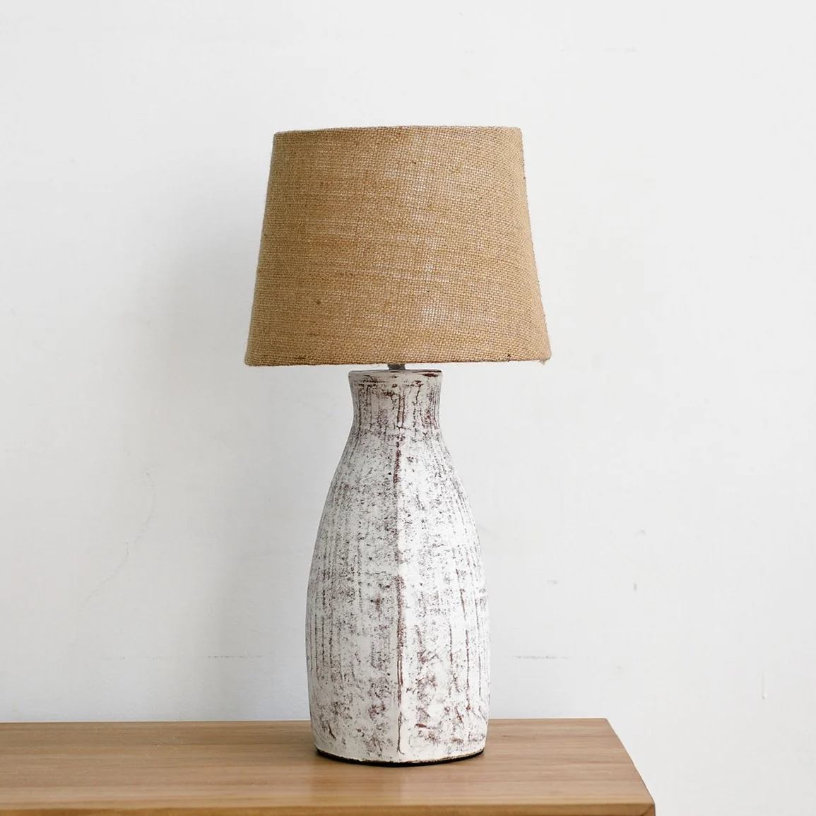 White Wash Java Lamp - Image 9