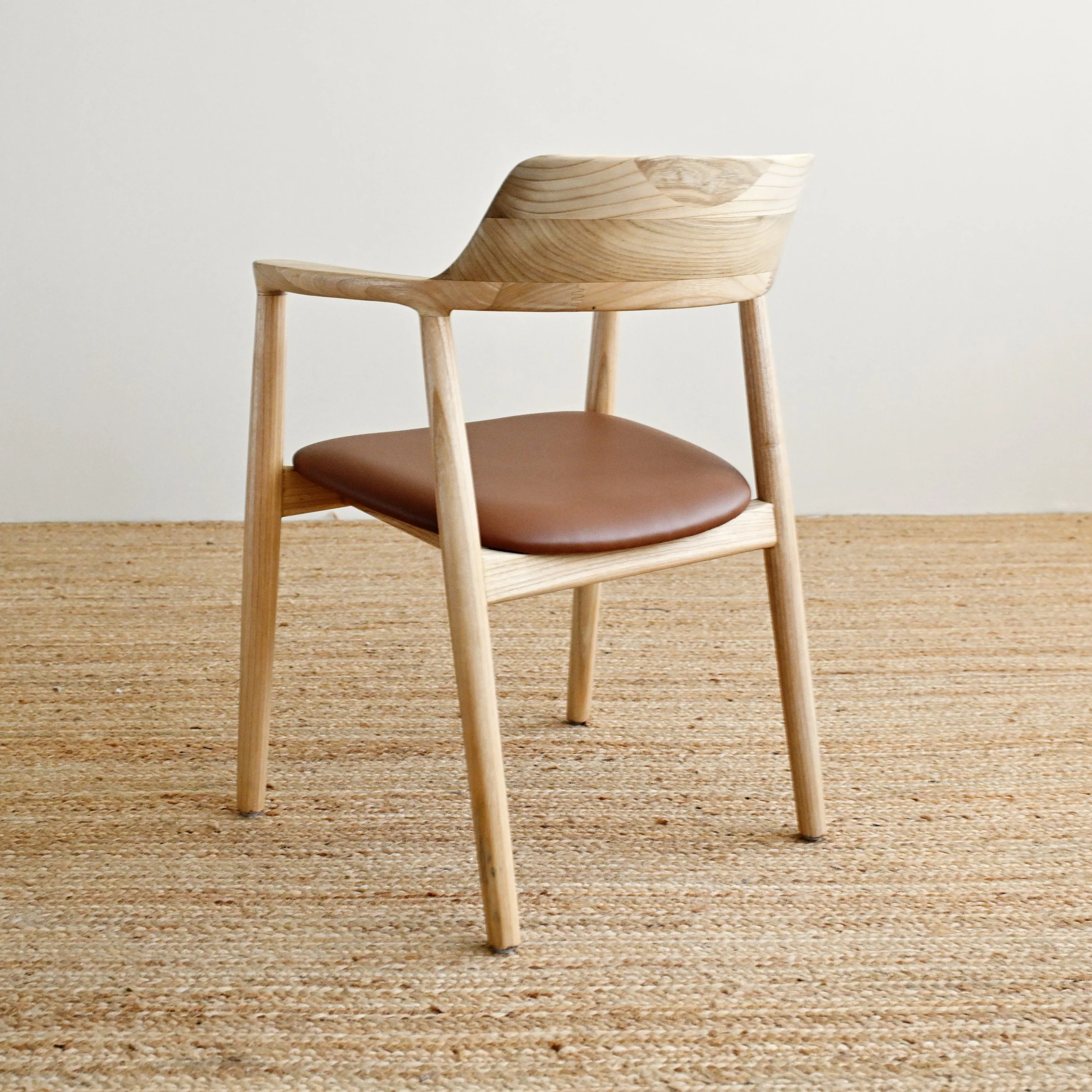 Kennedy Dining Chair With Cognac Seat - Image 4