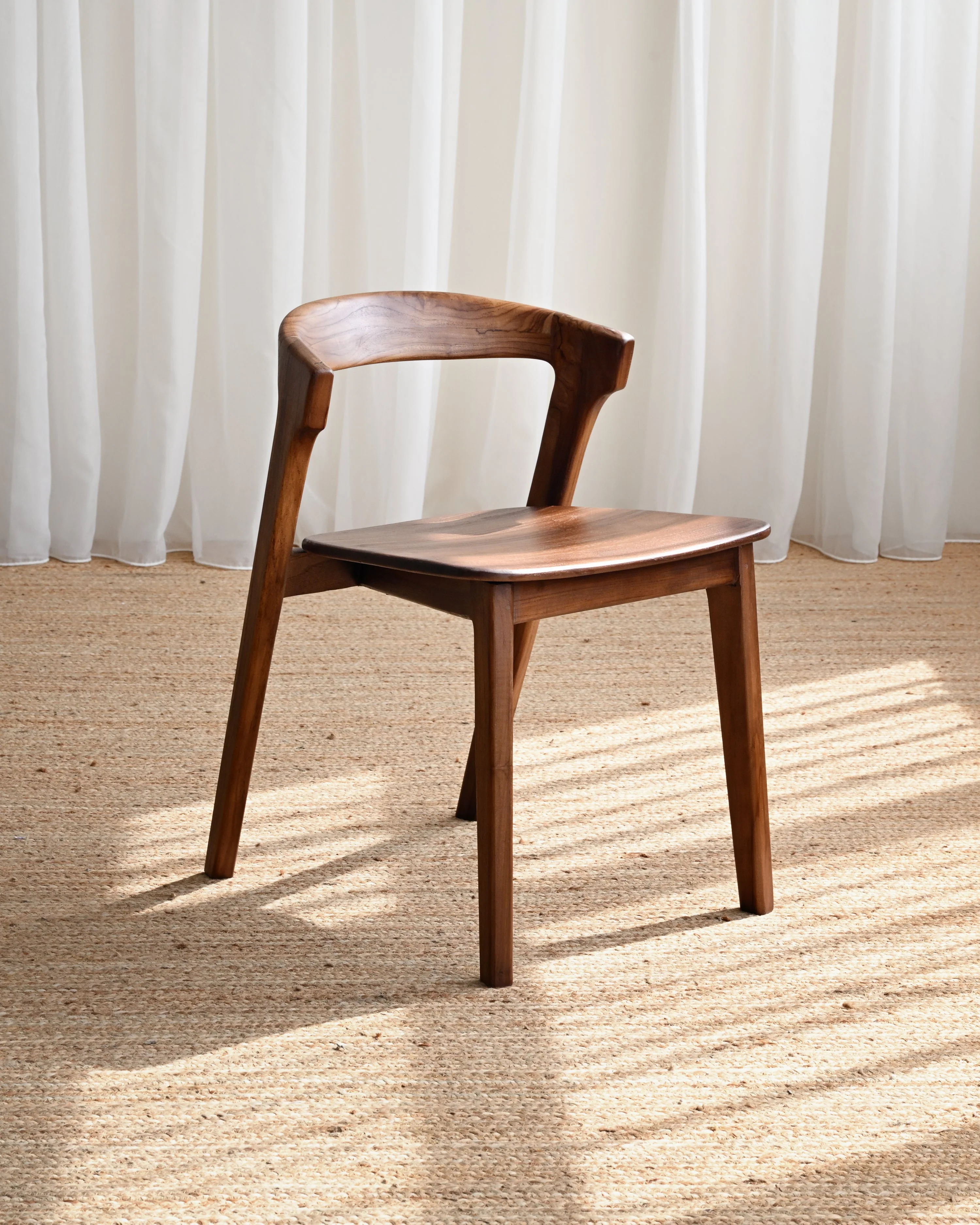 Kinta Teak Dining Chair - Dark Teak