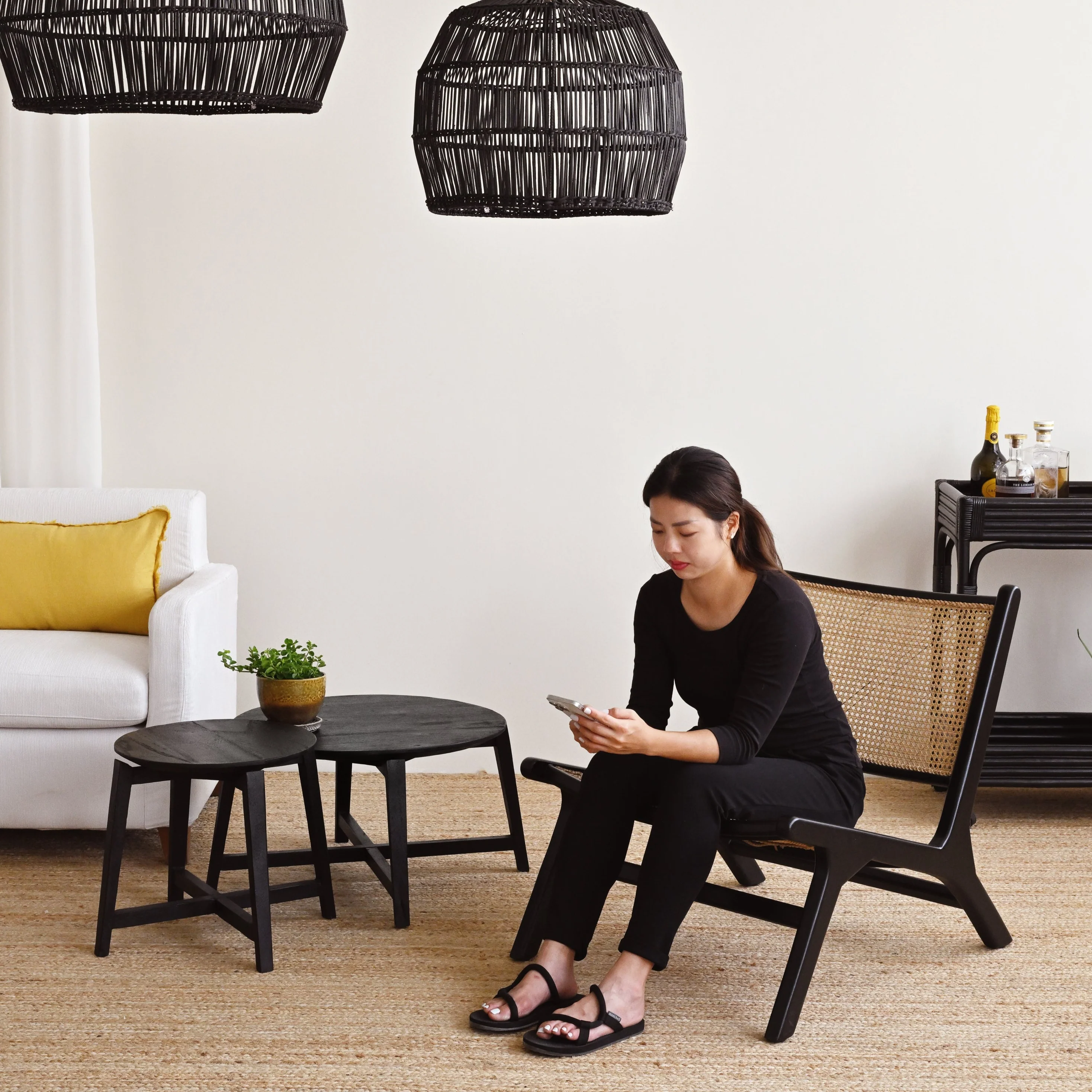 Komodo Lounge Chair - Black - Image 11