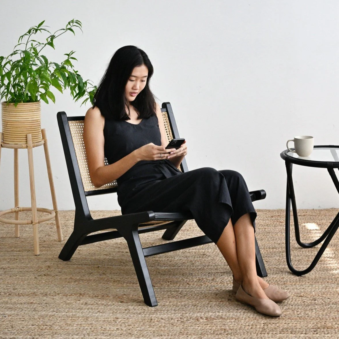 Komodo Lounge Chair - Black - Image 3