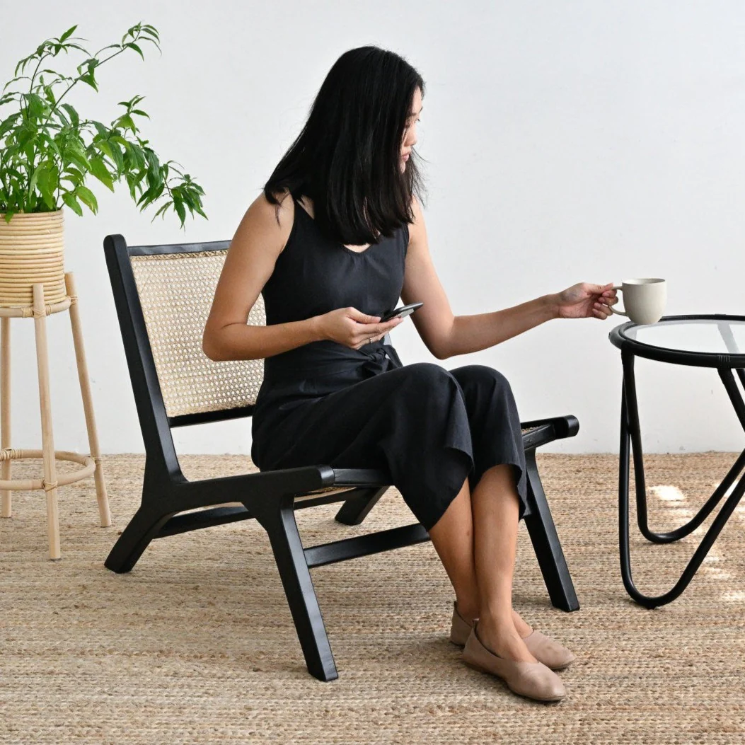 Komodo Lounge Chair - Black - Image 5