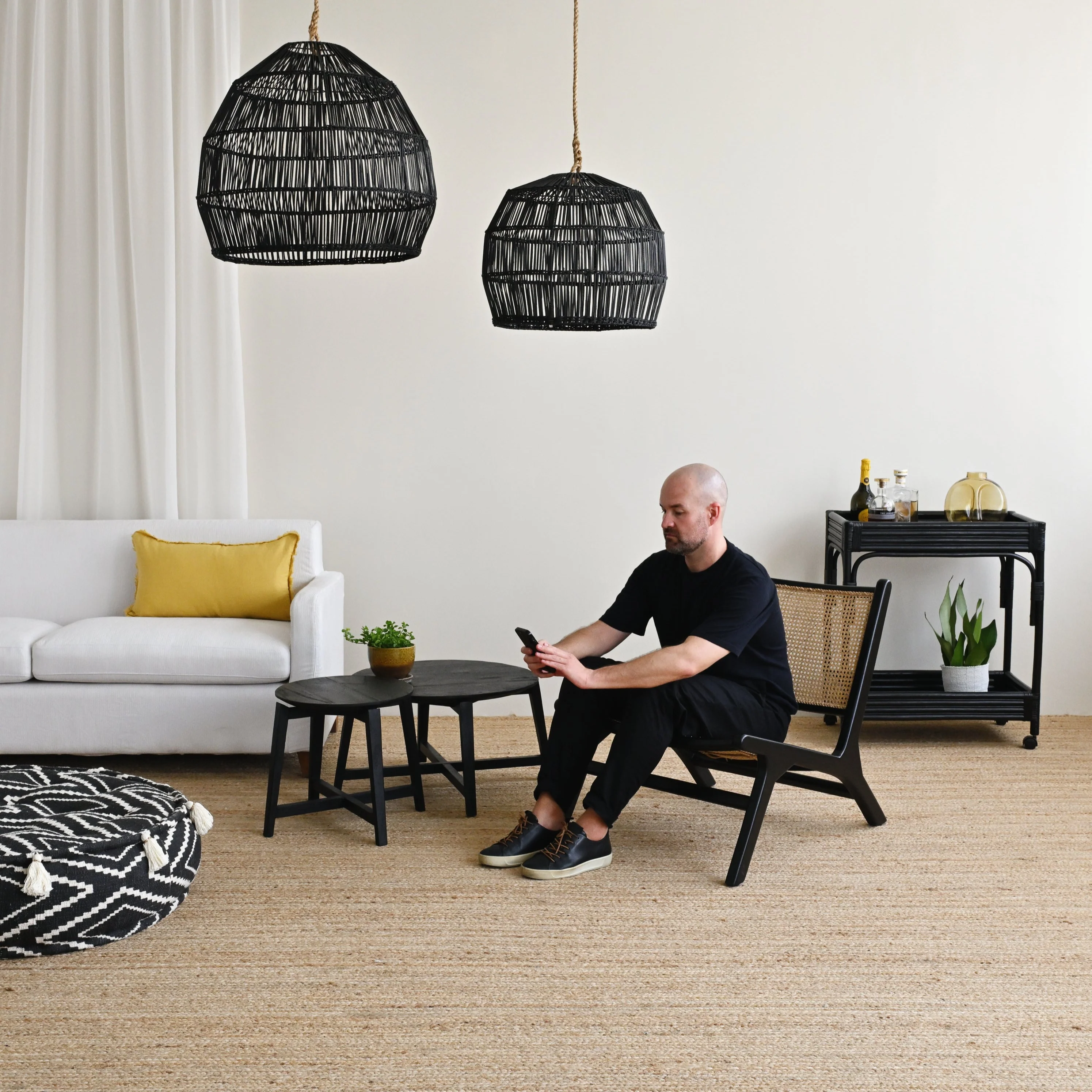 Komodo Lounge Chair - Black - Image 6