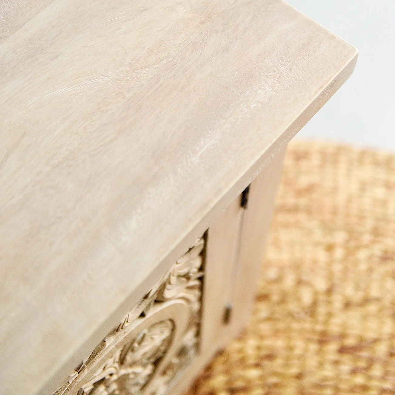 Kuno Bedside Table - White Wash - Image 7