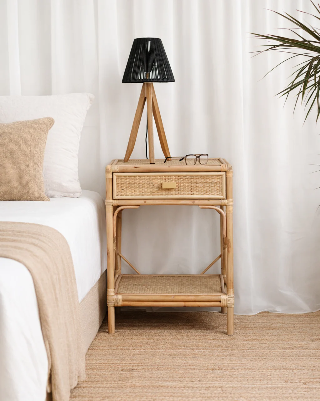 Laguna Rattan Bedside Table