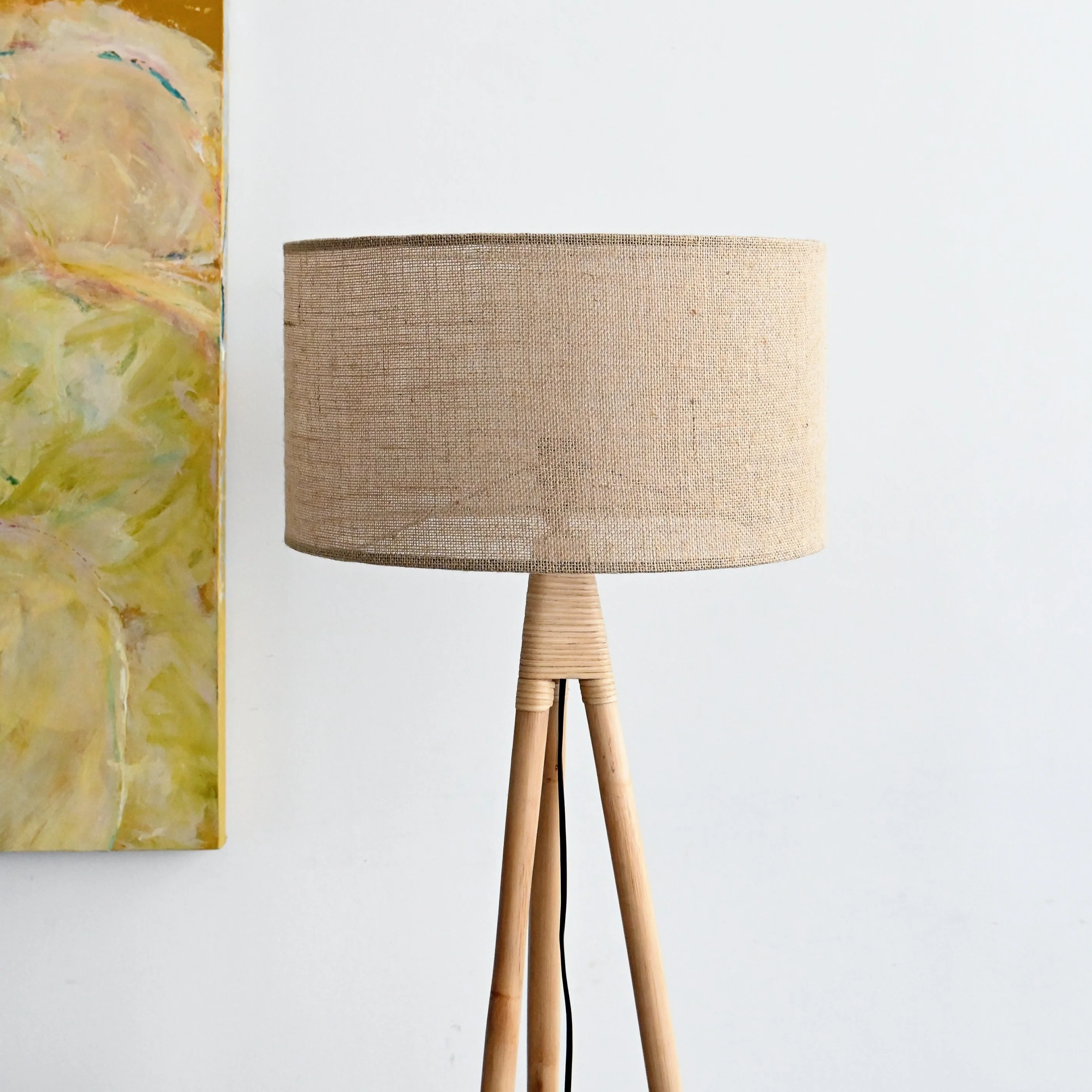 Lime Standing Lamp - Natural - Image 4