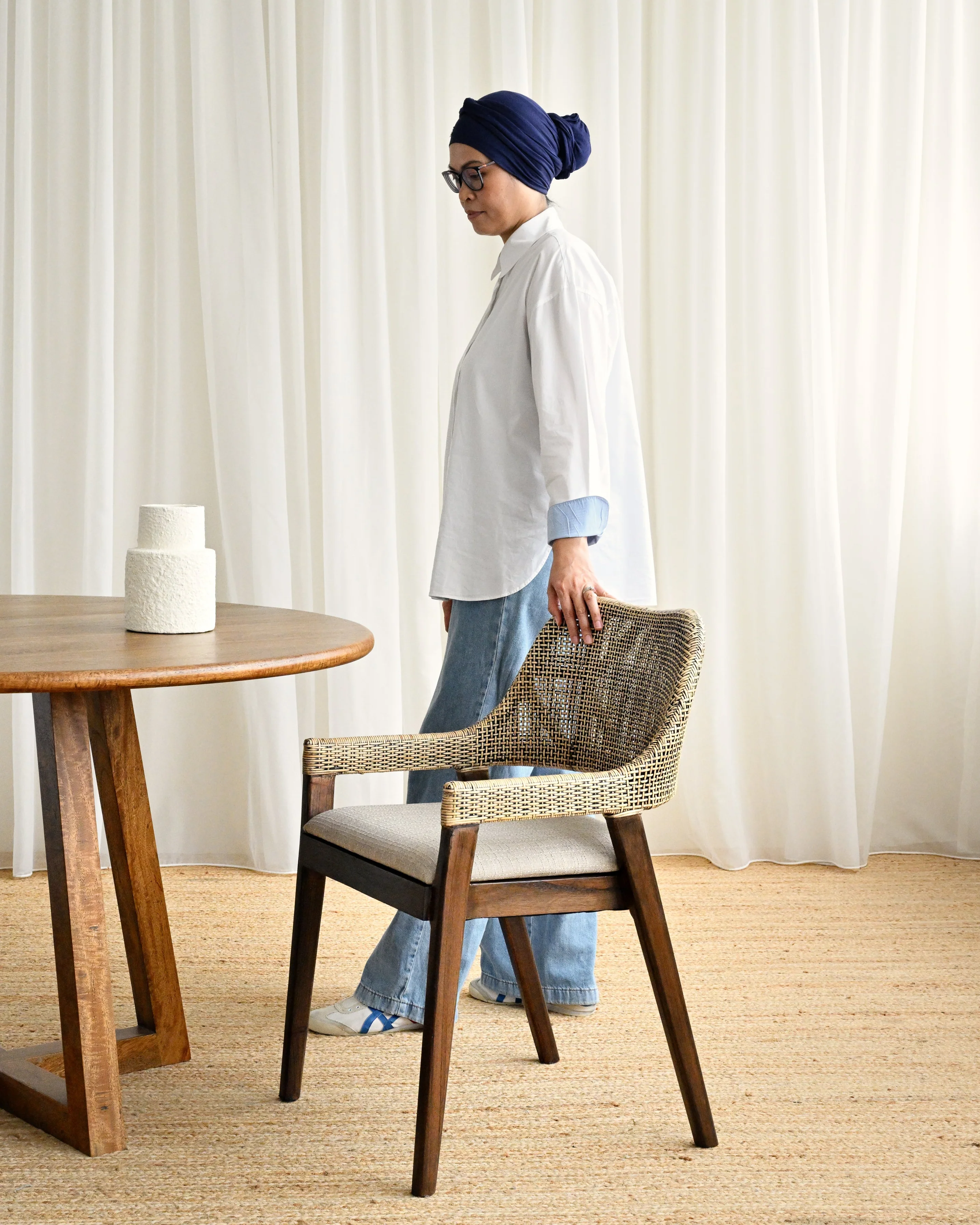 Maluku Mindi Dining Chair - Black Shadow - Image 3