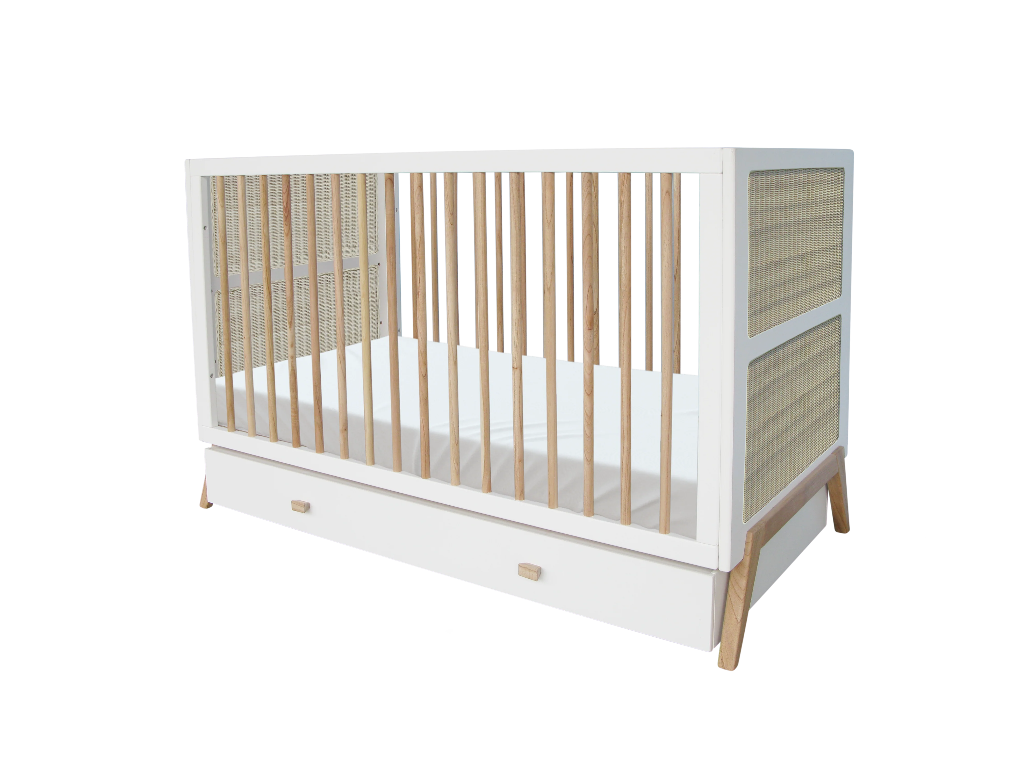 Marelia Baby Bed - White - Image 12
