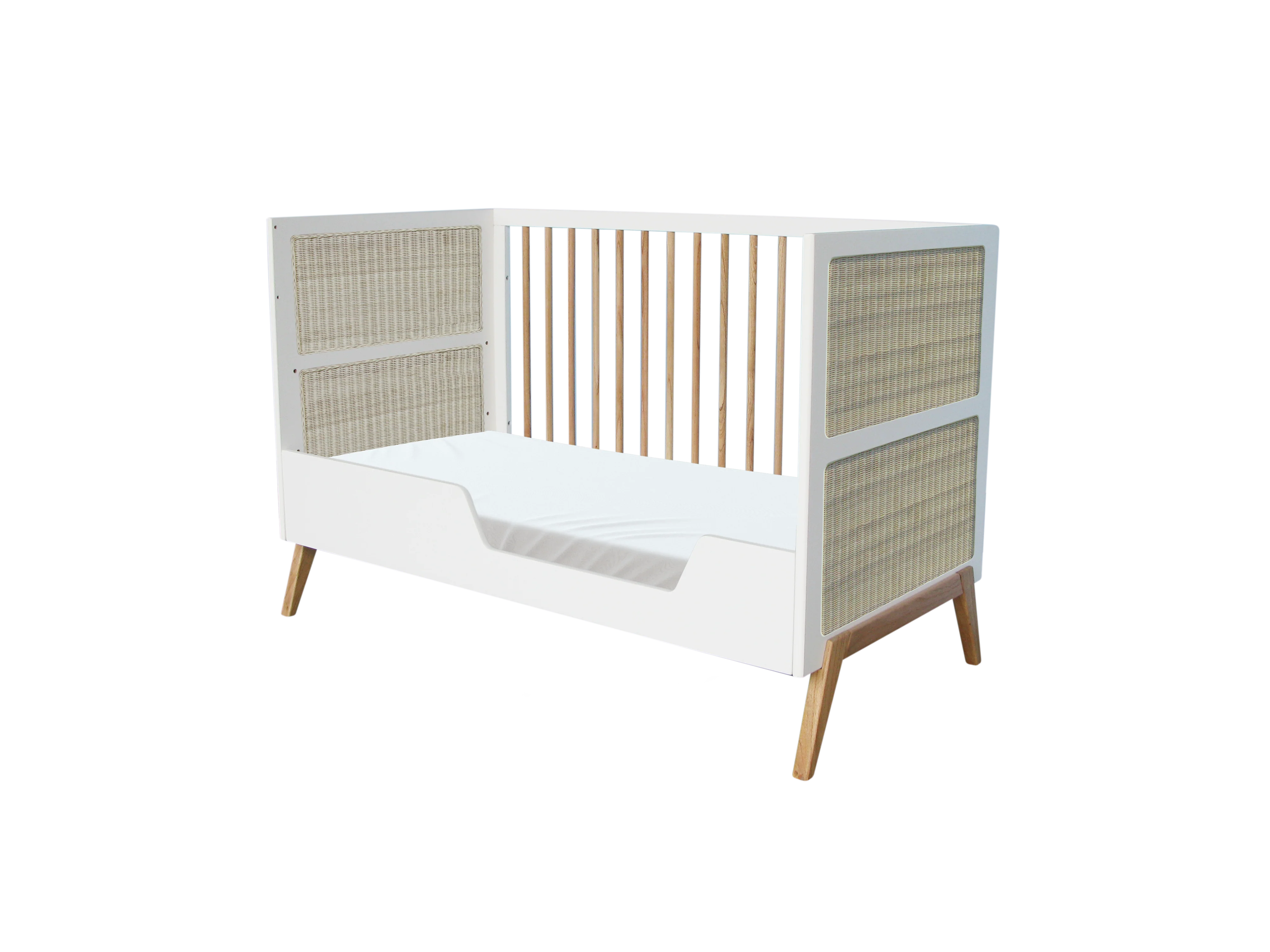Marelia Baby Bed - White - Image 14