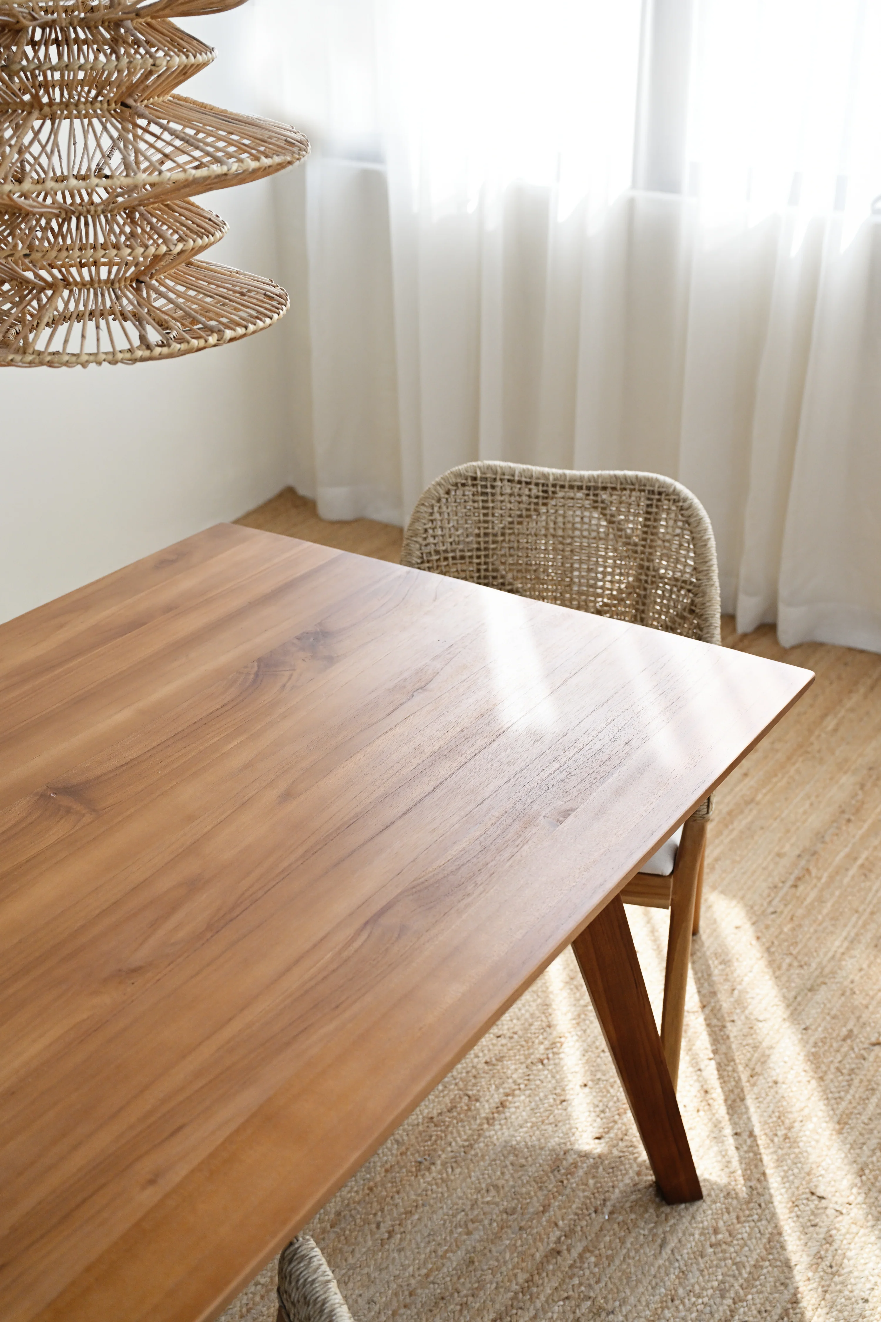 Maya Teak Dining Table - Image 7