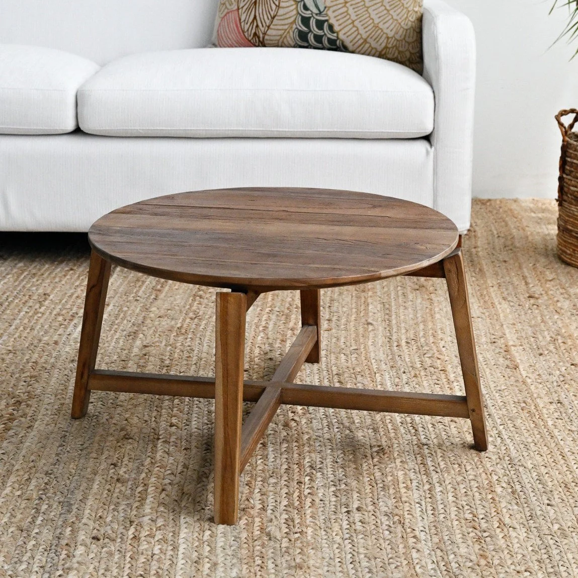 Milou Teak Coffee Table - Natural - Image 14