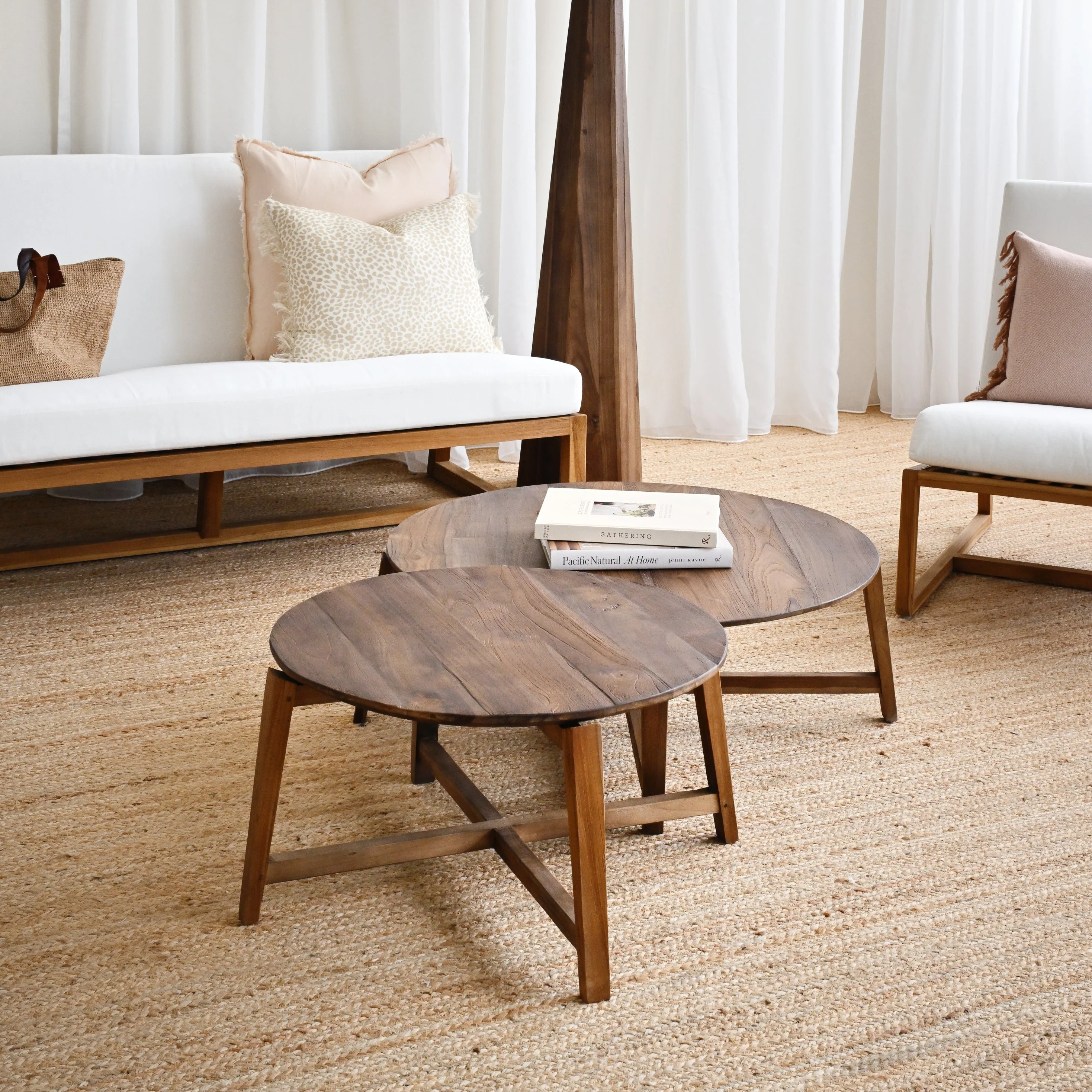 Milou Teak Coffee Table - Natural - Image 18